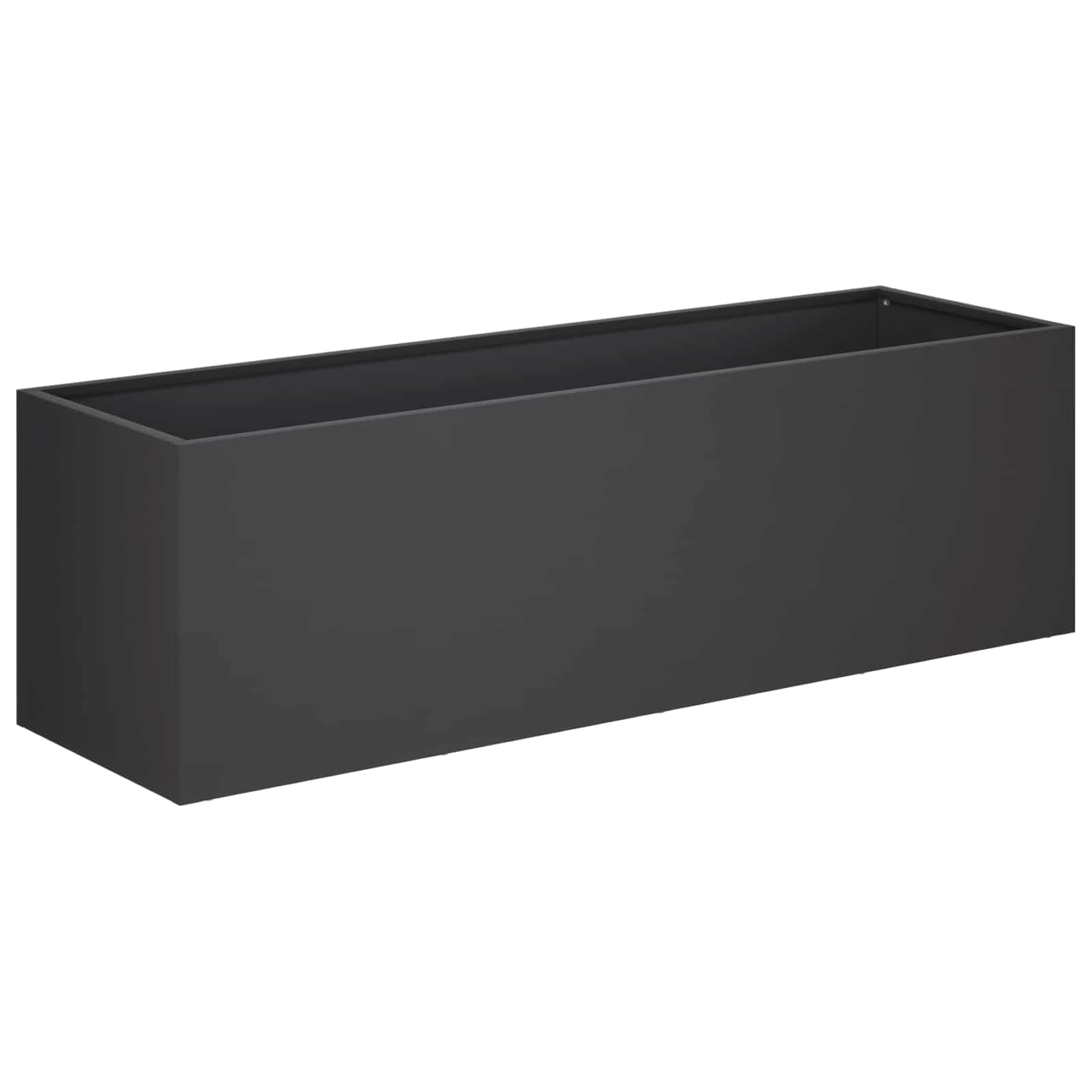 Sodo vazonas Juoda 100 x 30 x 30 cm Šaltai valcuotas plienas Sodo vazonas Juoda 100 x 30 x 30 cm Šaltai valcuotas plienas - Image 3