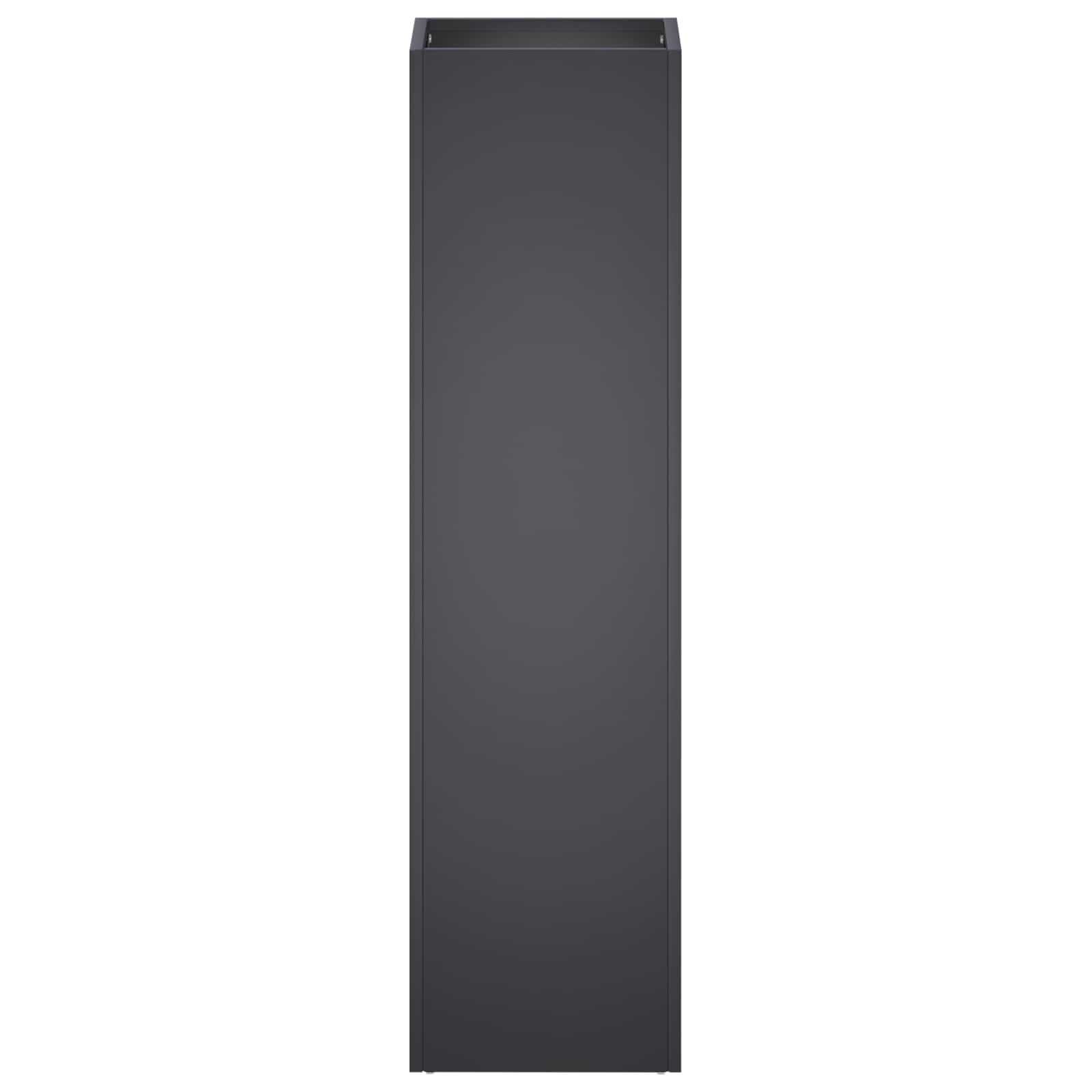 Sodo vazonas Juoda 20 x 20 x 75 cm Šaltai valcuotas plienas Sodo vazonas Juoda 20 x 20 x 75 cm Šaltai valcuotas plienas - Image 4