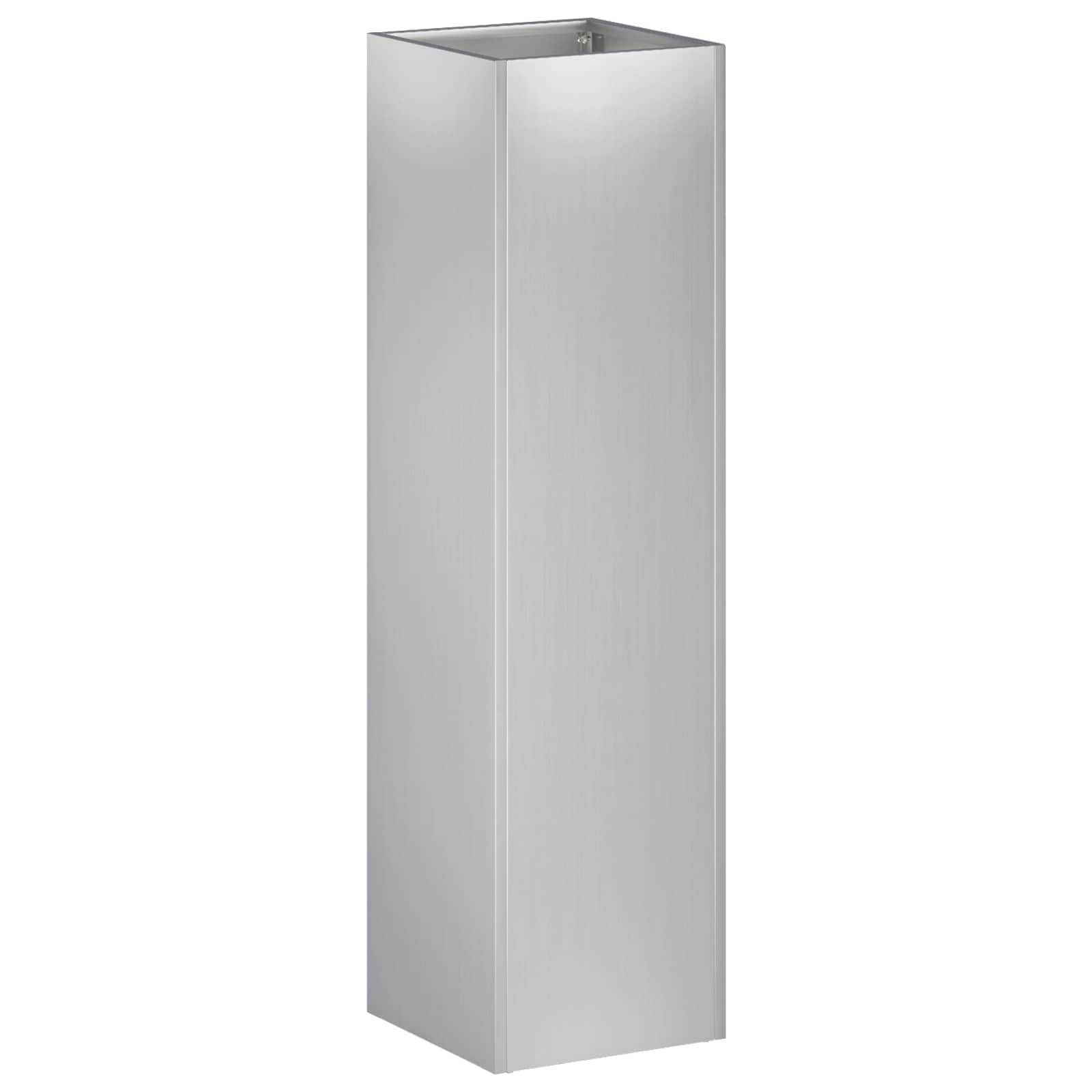 Sodo vazonas Sidabrinė 20 x 20 x 75 cm Galvanizuotas plienas Sodo vazonas Sidabrinė 20 x 20 x 75 cm Galvanizuotas plienas - Image 3