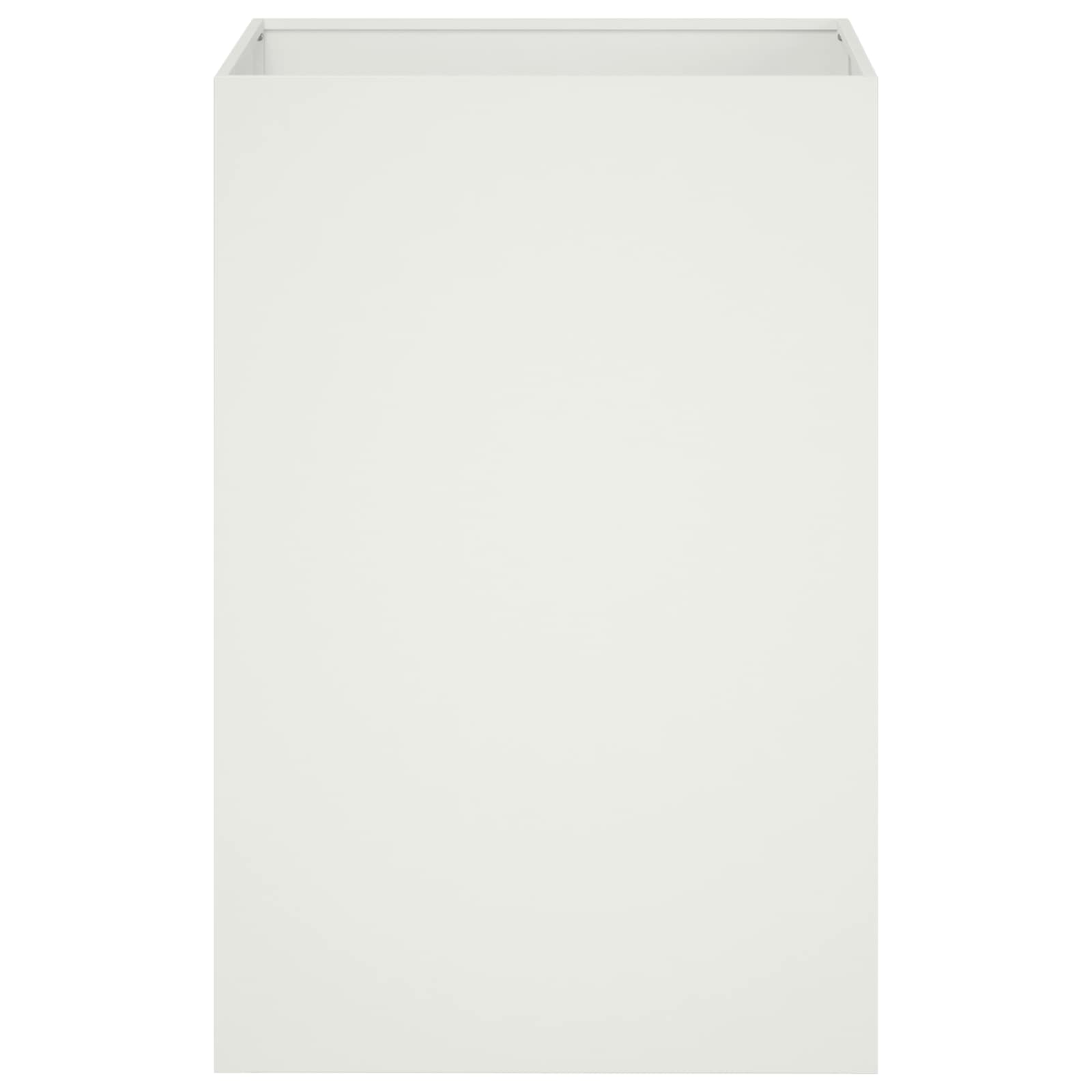 Sodo vazonas Balta 40 x 40 x 75 cm Šaltai valcuotas plienas Sodo vazonas Balta 40 x 40 x 75 cm Šaltai valcuotas plienas - Image 4
