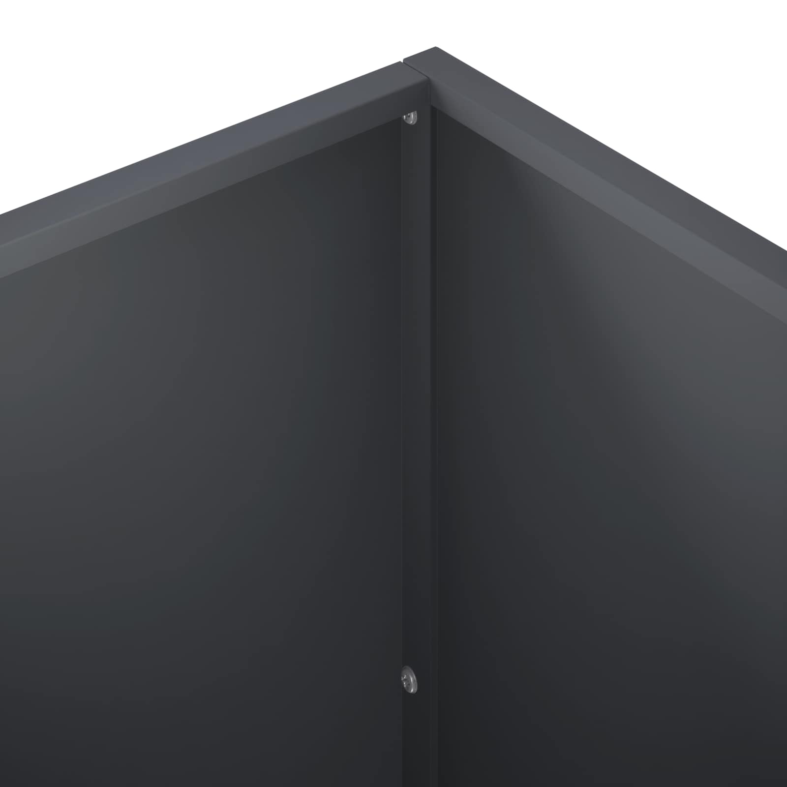 Sodo vazonas Antracito 40 x 40 x 75 cm Šaltai valcuotas plienas Sodo vazonas Antracito 40 x 40 x 75 cm Šaltai valcuotas plienas - Image 6
