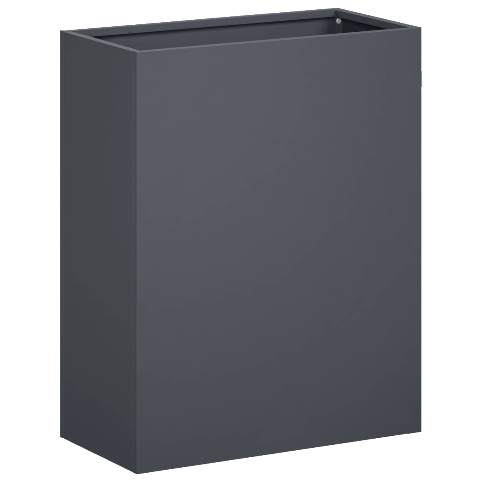 Sodo vazonas Antracito 40 x 20 x 50 cm Šaltai valcuotas plienas Sodo vazonas Antracito 40 x 20 x 50 cm Šaltai valcuotas plienas - Image 3