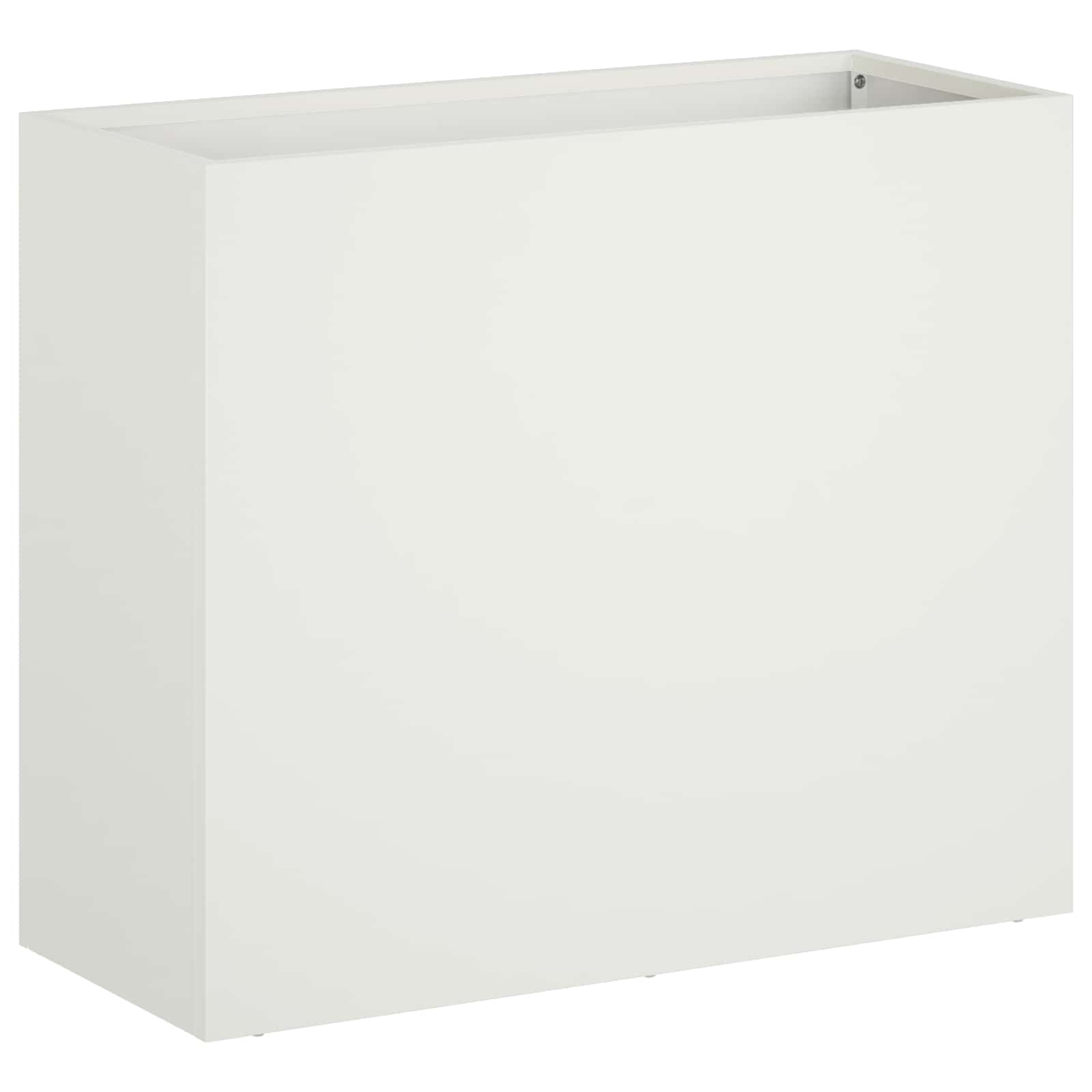Sodo vazonas Balta 50 x 20 x 40 cm Šaltai valcuotas plienas Sodo vazonas Balta 50 x 20 x 40 cm Šaltai valcuotas plienas - Image 3