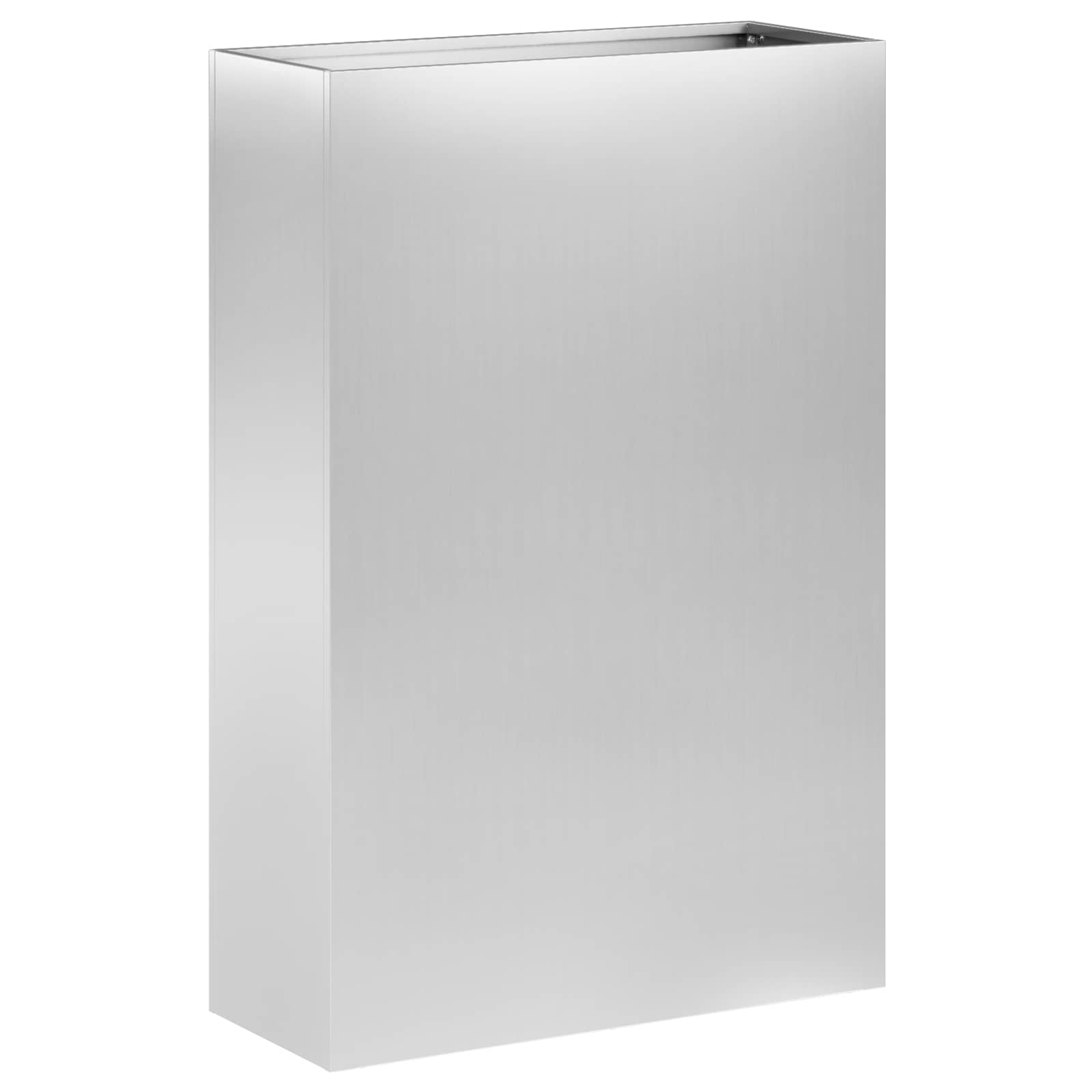 Sodo vazonas Sidabrinė 50 x 20 x 75 cm Galvanizuotas plienas Sodo vazonas Sidabrinė 50 x 20 x 75 cm Galvanizuotas plienas - Image 3