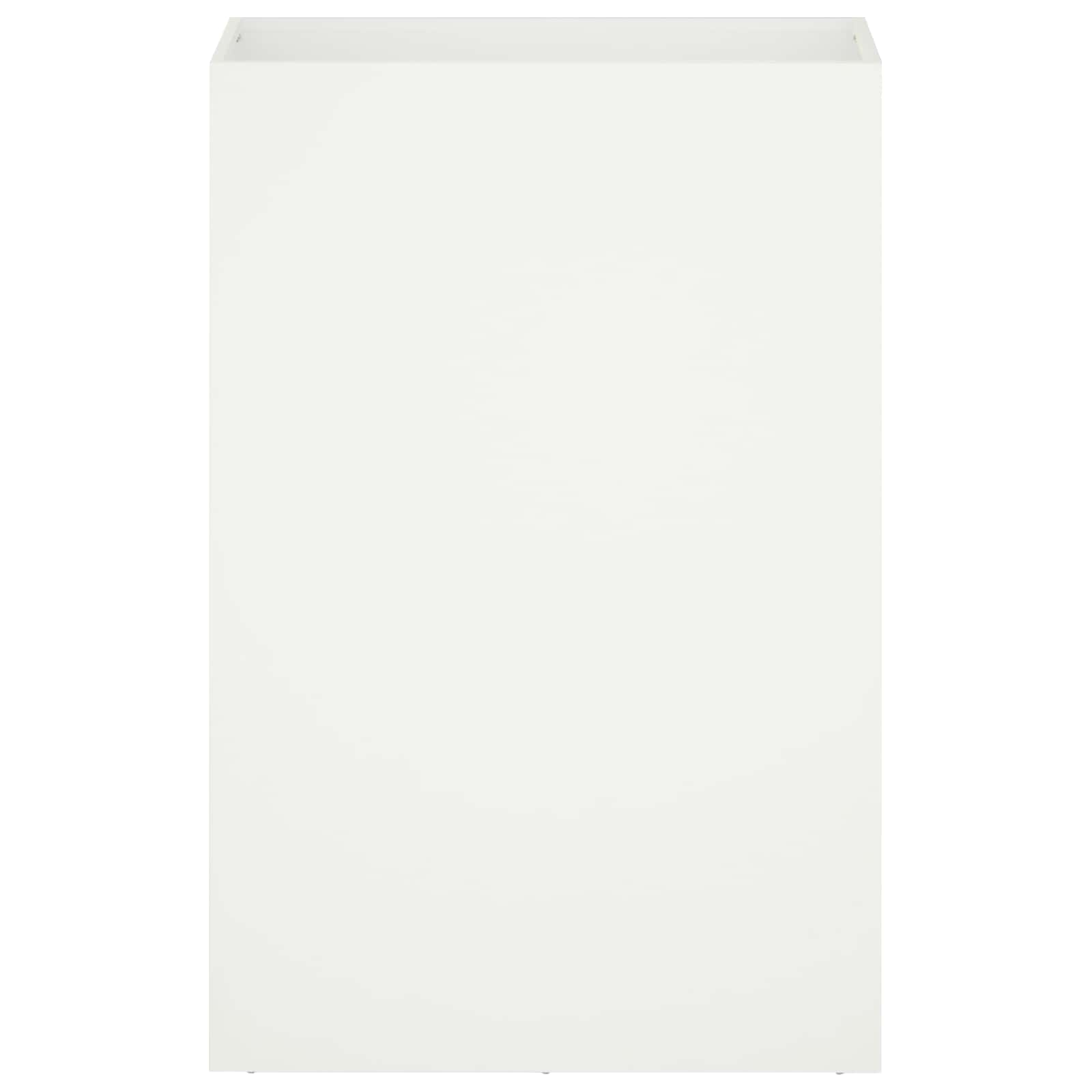 Sodo vazonas Balta 40 x 30 x 75 cm Šaltai valcuotas plienas Sodo vazonas Balta 40 x 30 x 75 cm Šaltai valcuotas plienas - Image 4