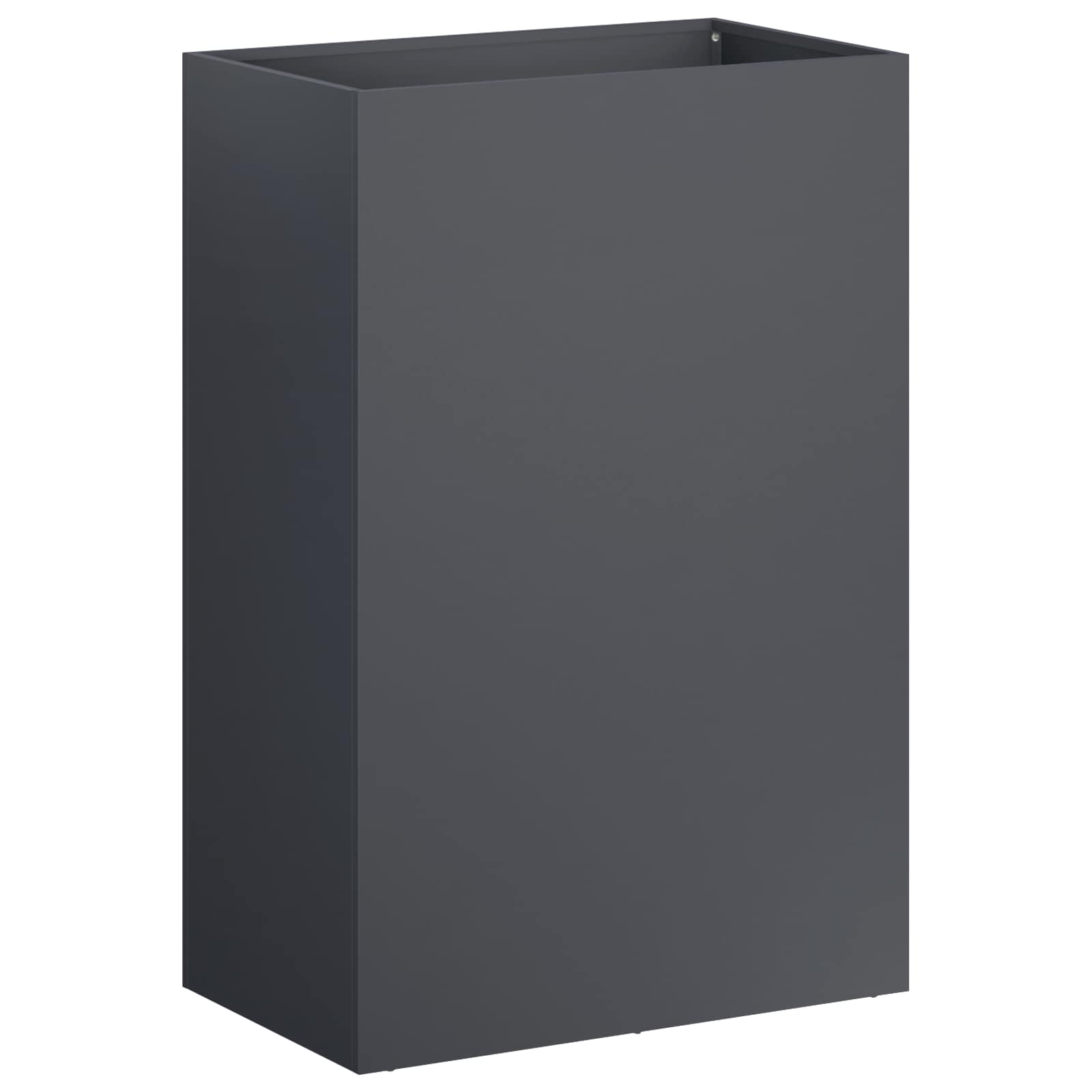 Sodo vazonas Antracito 40 x 30 x 75 cm Šaltai valcuotas plienas Sodo vazonas Antracito 40 x 30 x 75 cm Šaltai valcuotas plienas - Image 3