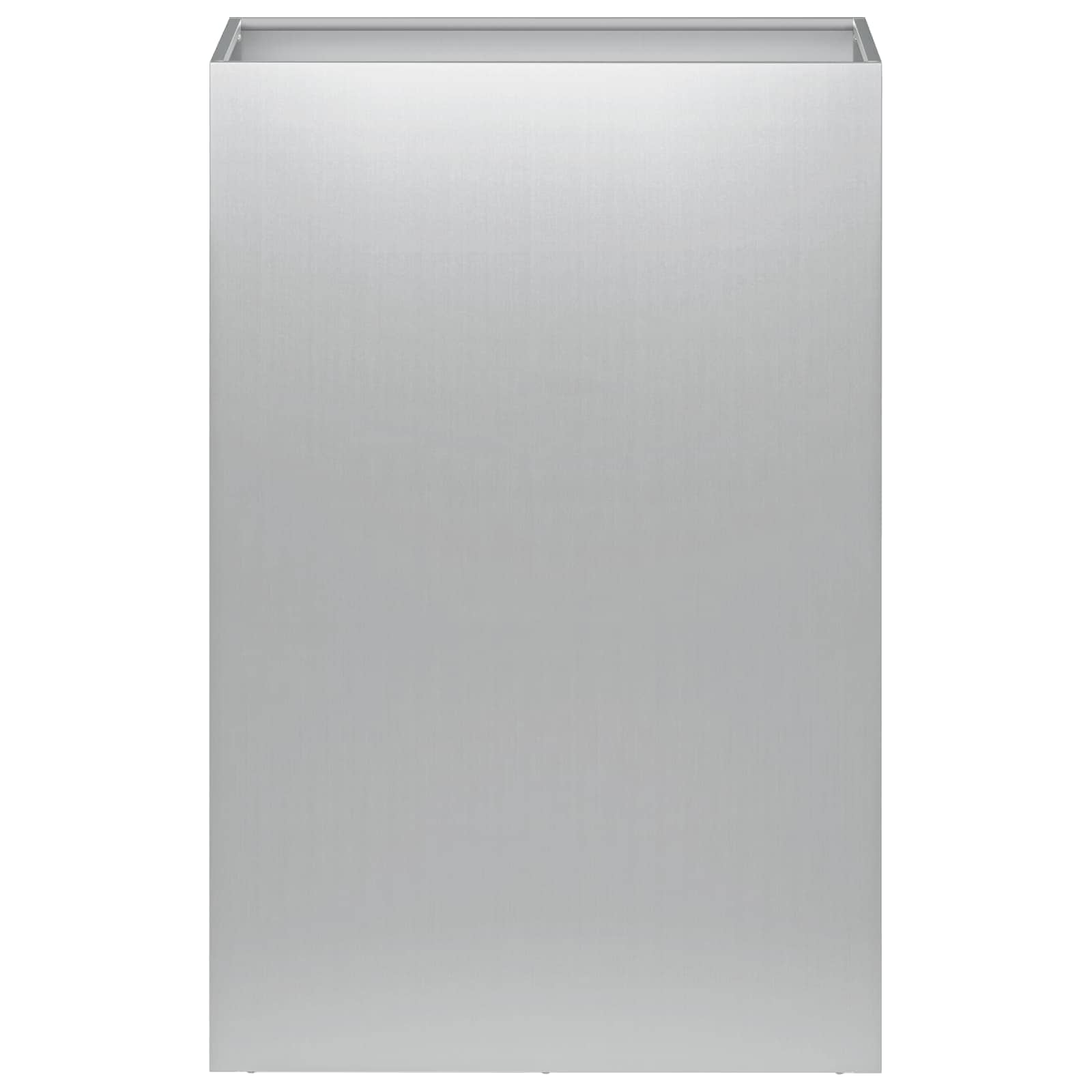 Sodo vazonas Sidabrinė 40 x 30 x 75 cm Galvanizuotas plienas Sodo vazonas Sidabrinė 40 x 30 x 75 cm Galvanizuotas plienas - Image 4