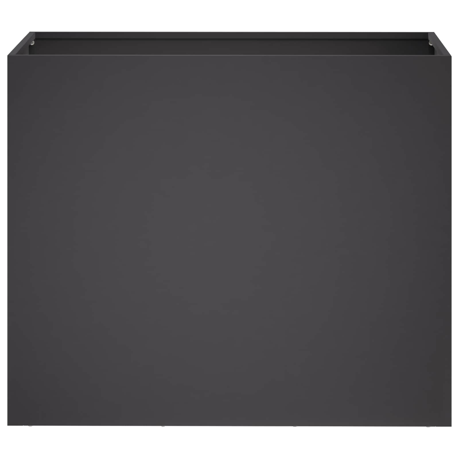 Sodo vazonas Juoda 60 x 30 x 50 cm Šaltai valcuotas plienas Sodo vazonas Juoda 60 x 30 x 50 cm Šaltai valcuotas plienas - Image 4