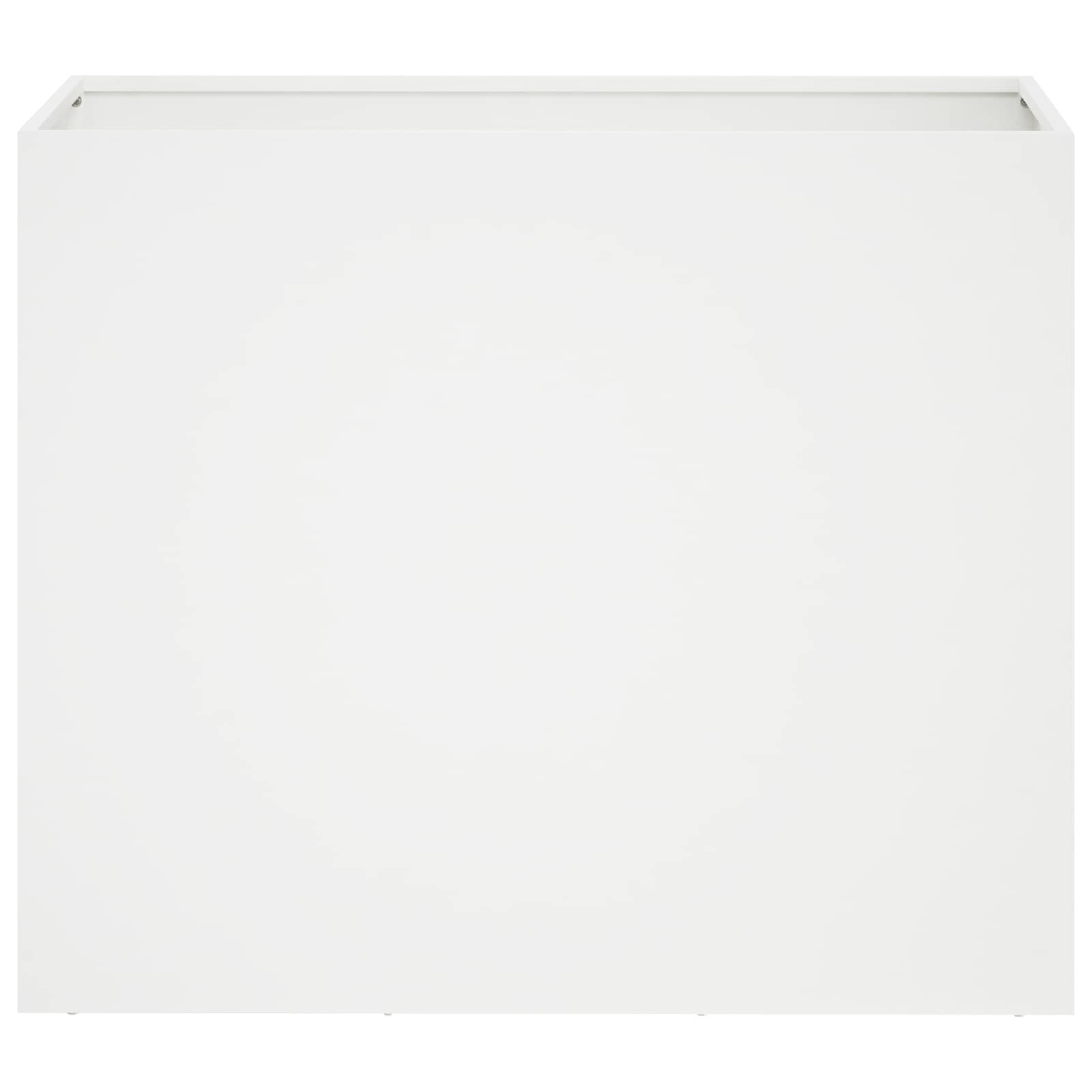 Sodo vazonas Balta 60 x 30 x 50 cm Šaltai valcuotas plienas Sodo vazonas Balta 60 x 30 x 50 cm Šaltai valcuotas plienas - Image 4