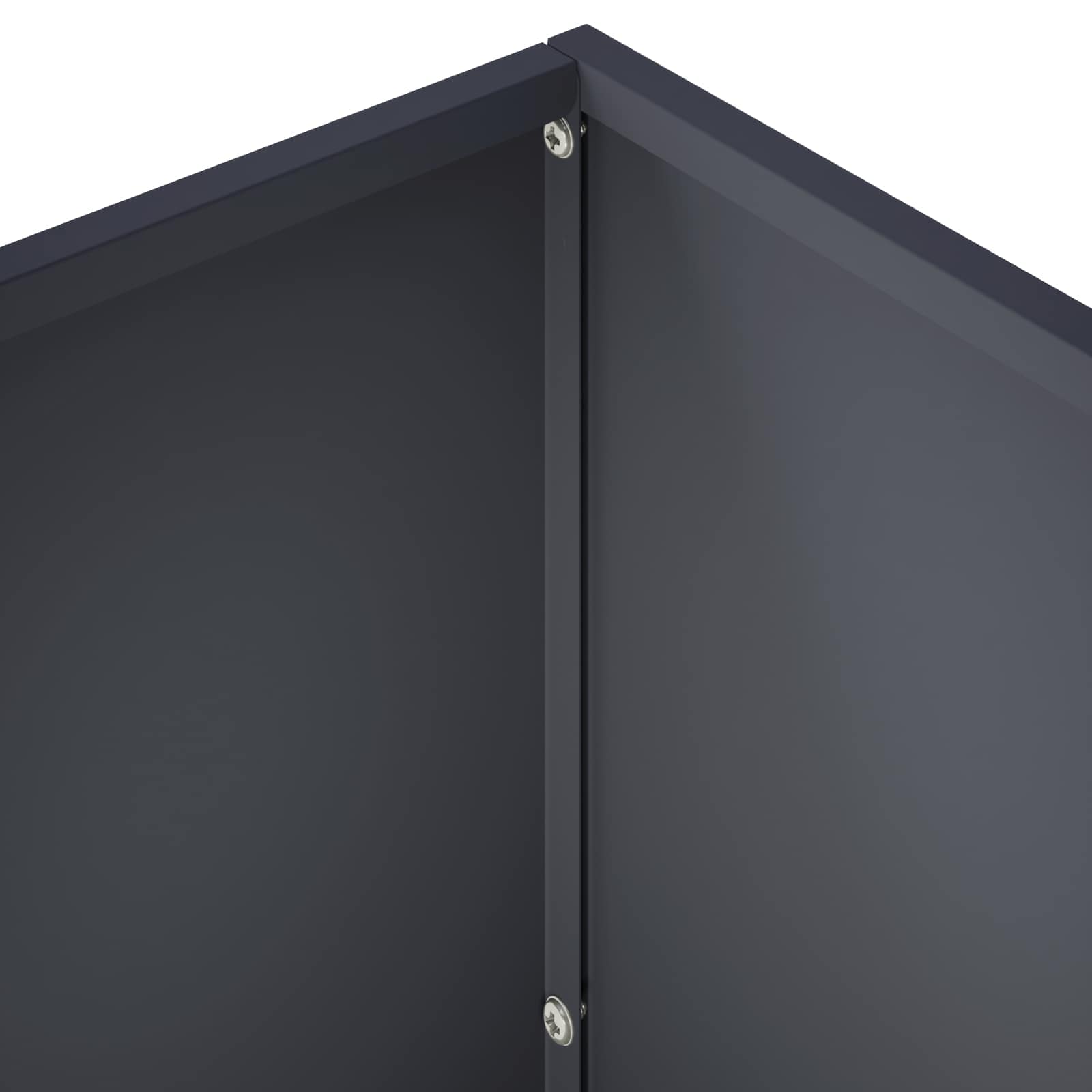 Sodo vazonas Antracito 60 x 30 x 50 cm Šaltai valcuotas plienas Sodo vazonas Antracito 60 x 30 x 50 cm Šaltai valcuotas plienas - Image 6