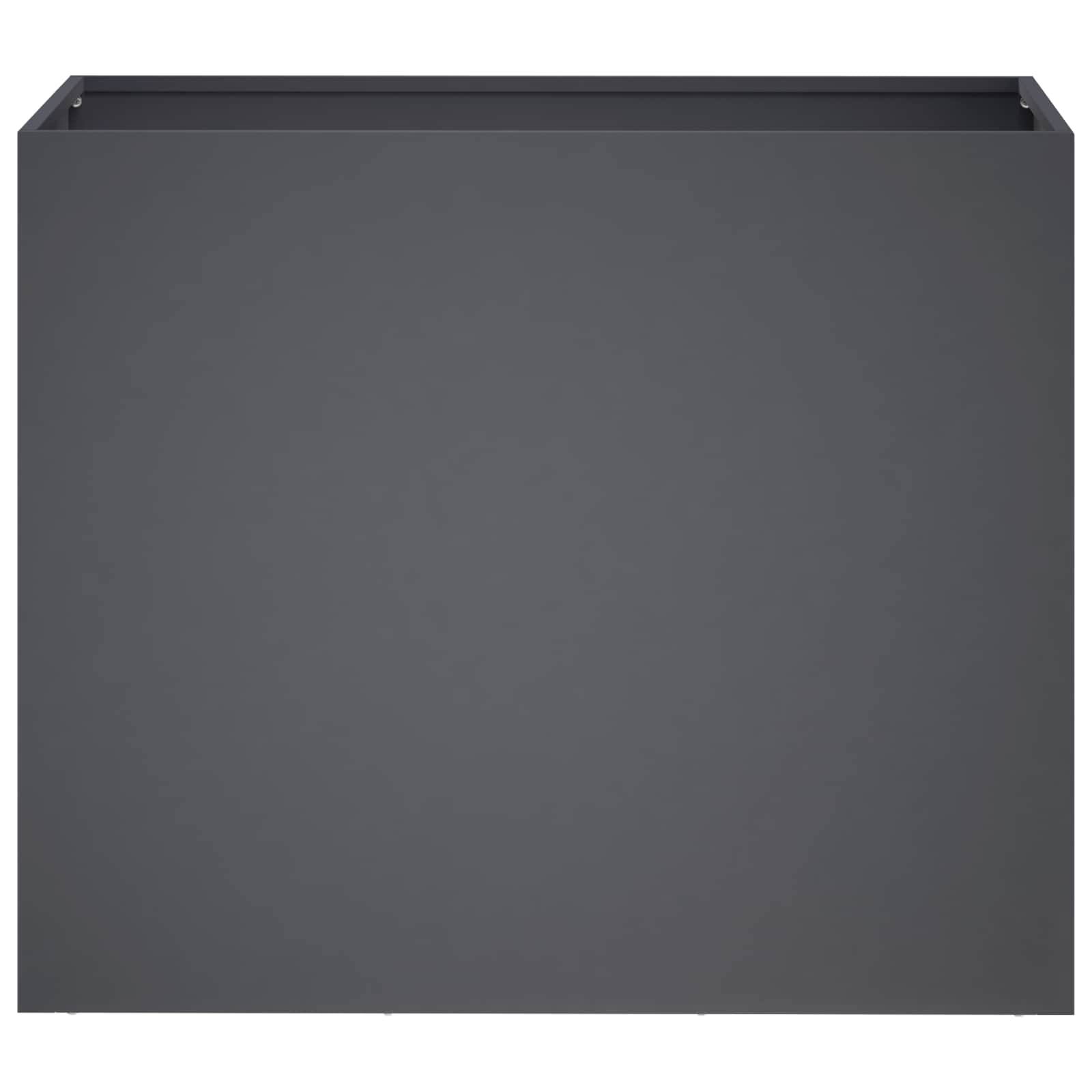 Sodo vazonas Antracito 60 x 30 x 50 cm Šaltai valcuotas plienas Sodo vazonas Antracito 60 x 30 x 50 cm Šaltai valcuotas plienas - Image 4