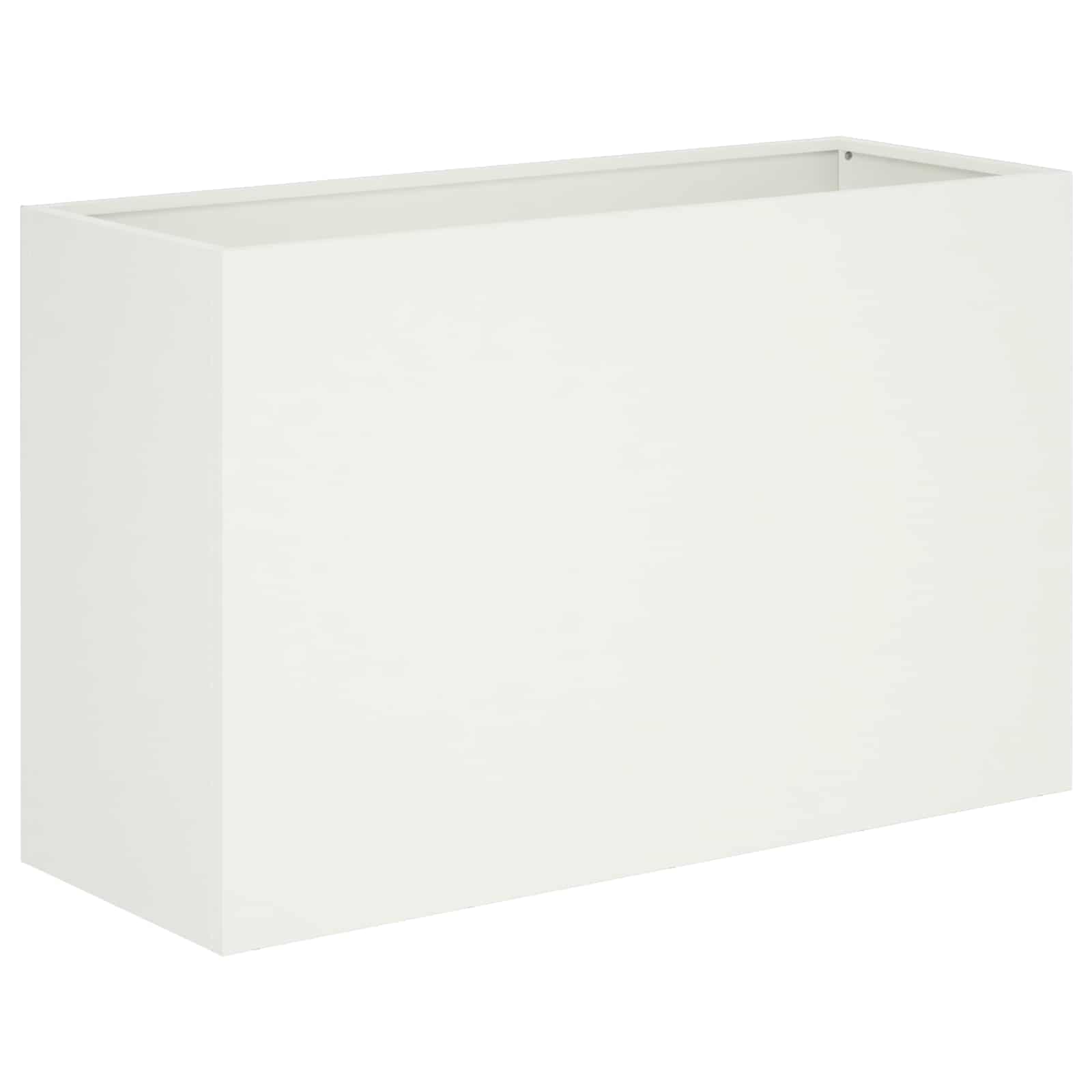 Sodo vazonas 2 vnt. Balta 80 x 30 x 40 cm Sodo vazonas 2 vnt. Balta 80 x 30 x 40 cm - Image 4