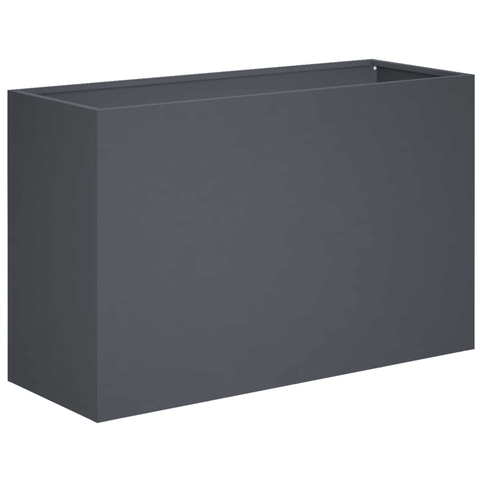 Sodo vazonas Antracito 80 x 30 x 40 cm Šaltai valcuotas plienas Sodo vazonas Antracito 80 x 30 x 40 cm Šaltai valcuotas plienas - Image 3