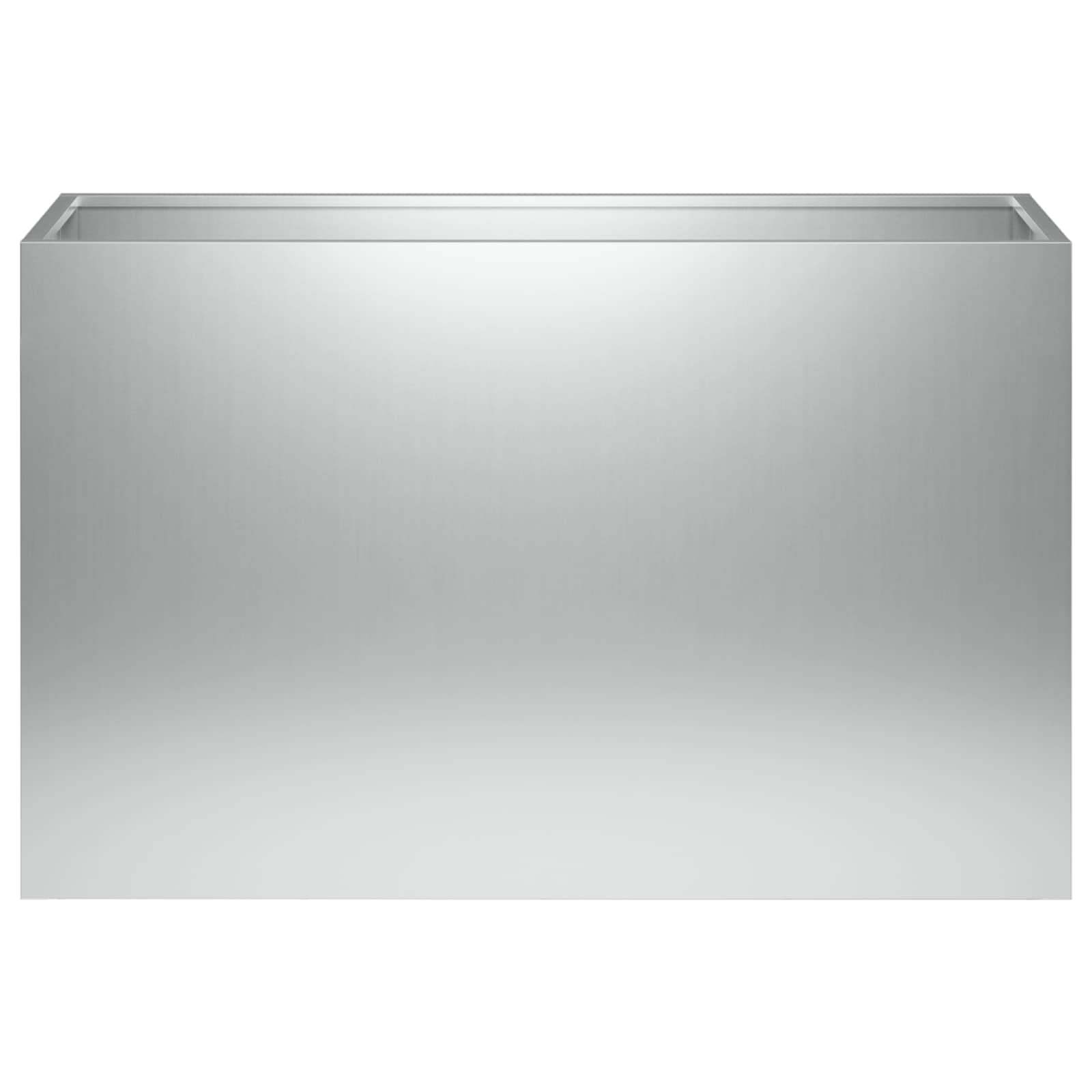 Sodo vazonas Sidabrinė 80 x 30 x 40 cm Galvanizuotas plienas Sodo vazonas Sidabrinė 80 x 30 x 40 cm Galvanizuotas plienas - Image 4