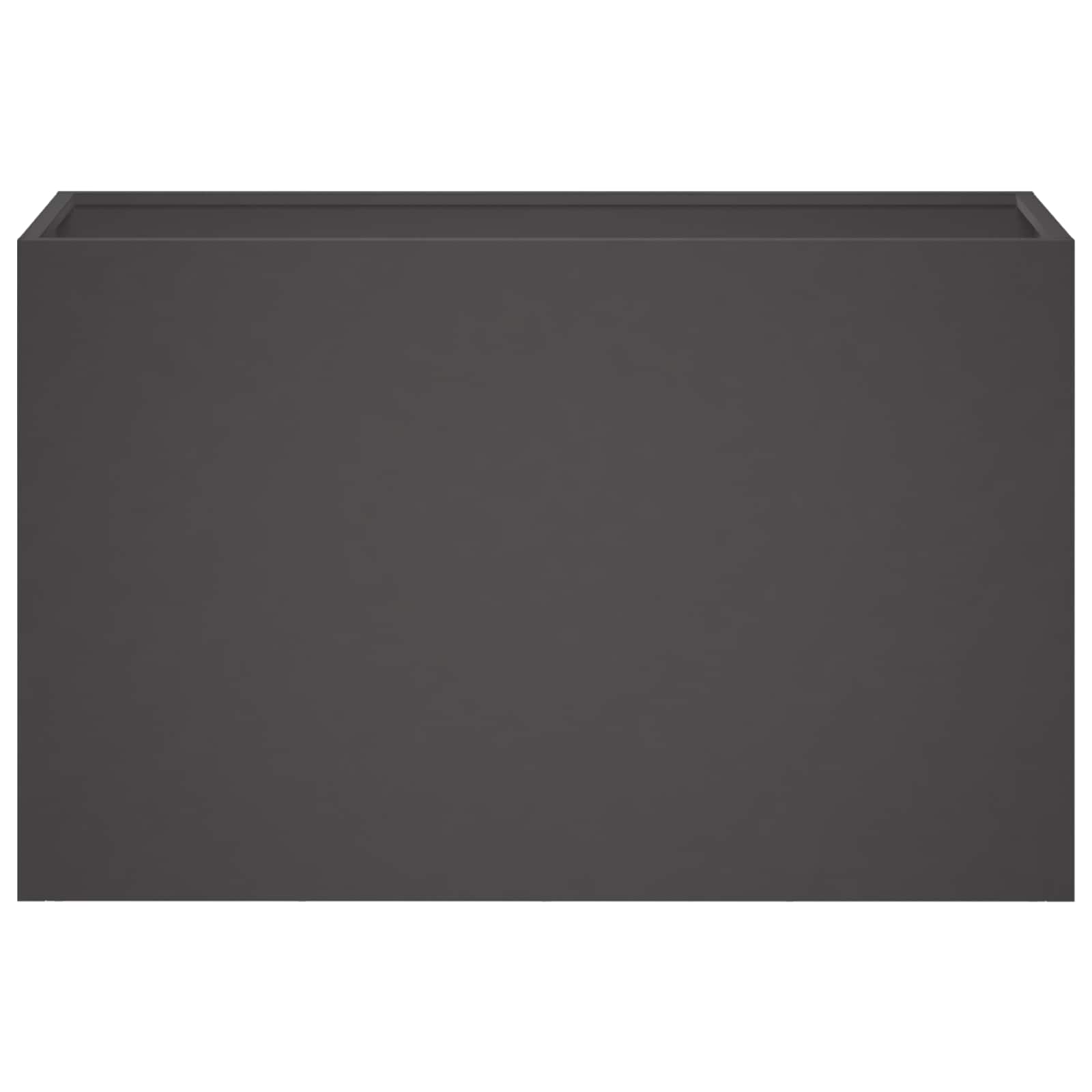 Sodo vazonas 2 vnt. Juoda 80 x 30 x 50 cm Sodo vazonas 2 vnt. Juoda 80 x 30 x 50 cm - Image 5
