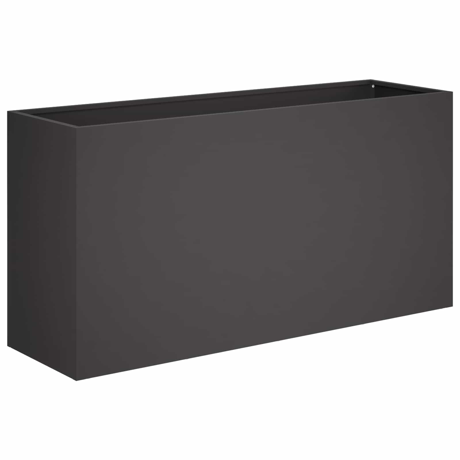 Sodo vazonas 2 vnt. Juoda 100 x 30 x 40 cm Sodo vazonas 2 vnt. Juoda 100 x 30 x 40 cm - Image 4