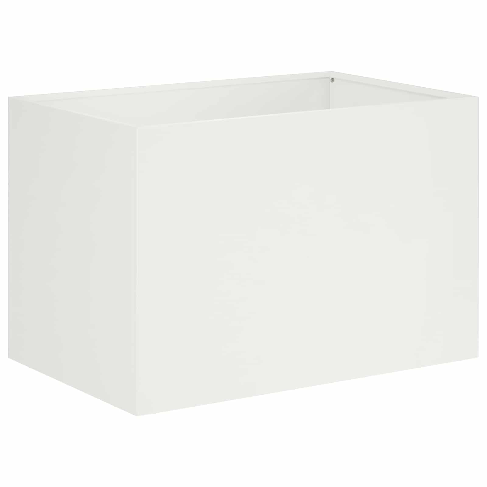 Sodo vazonas Balta 50 x 40 x 40 cm Šaltai valcuotas plienas Sodo vazonas Balta 50 x 40 x 40 cm Šaltai valcuotas plienas - Image 3