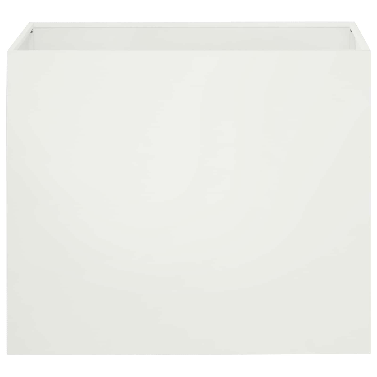 Sodo vazonas Balta 60 x 40 x 50 cm Šaltai valcuotas plienas Sodo vazonas Balta 60 x 40 x 50 cm Šaltai valcuotas plienas - Image 4