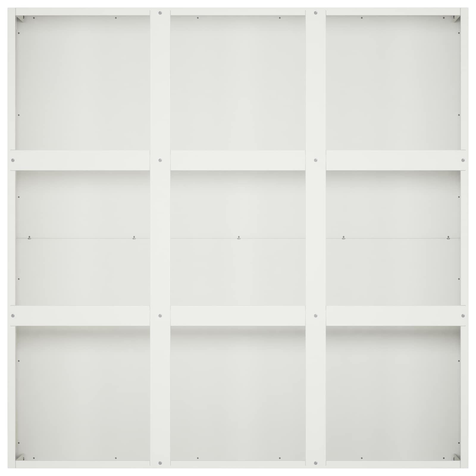 Sodo vazonas Balta 100 x 100 x 40 cm Šaltai valcuotas plienas Sodo vazonas Balta 100 x 100 x 40 cm Šaltai valcuotas plienas - Image 5