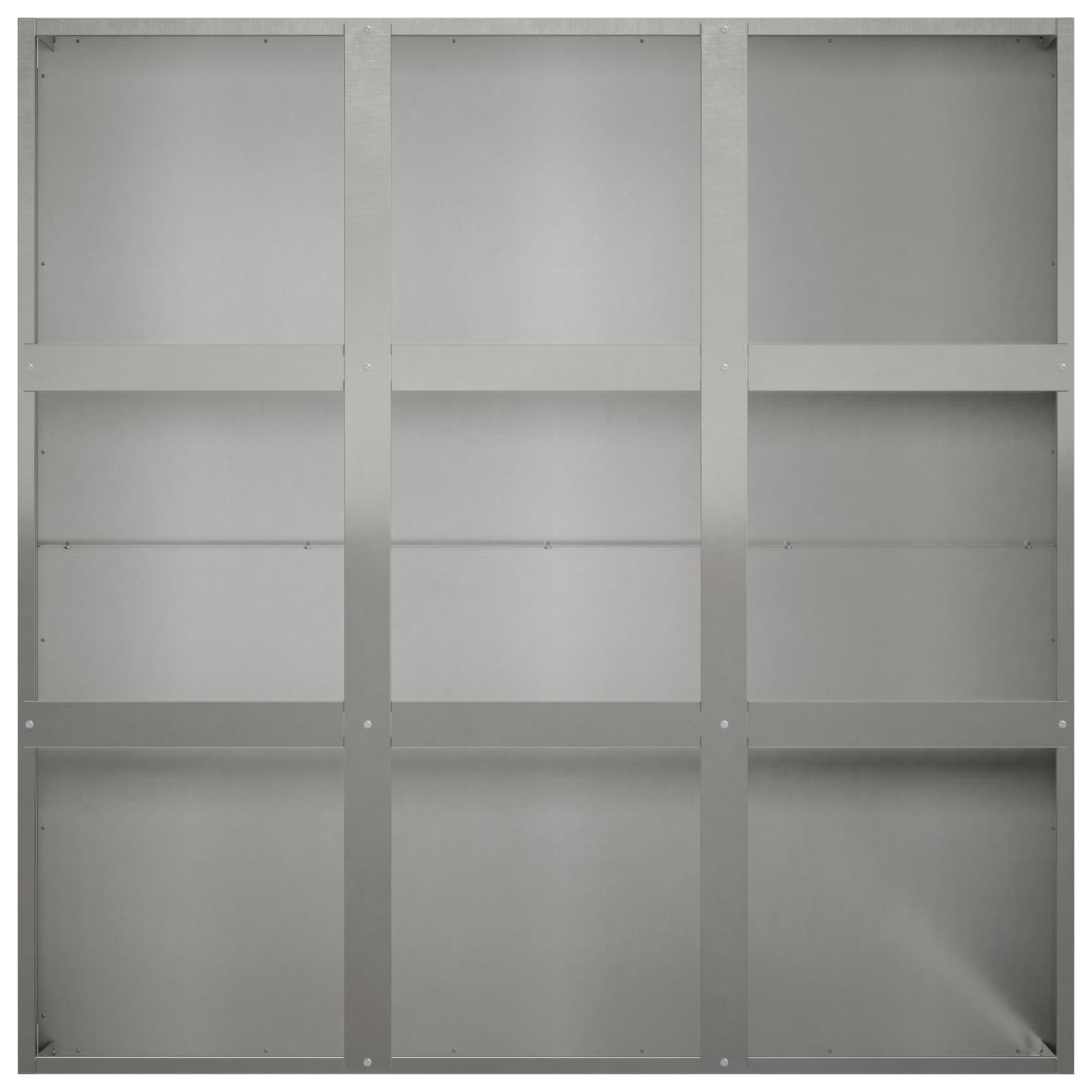 Sodo vazonas Sidabrinė 100 x 100 x 50 cm Nerūdijantis plienas Sodo vazonas Sidabrinė 100 x 100 x 50 cm Nerūdijantis plienas - Image 5