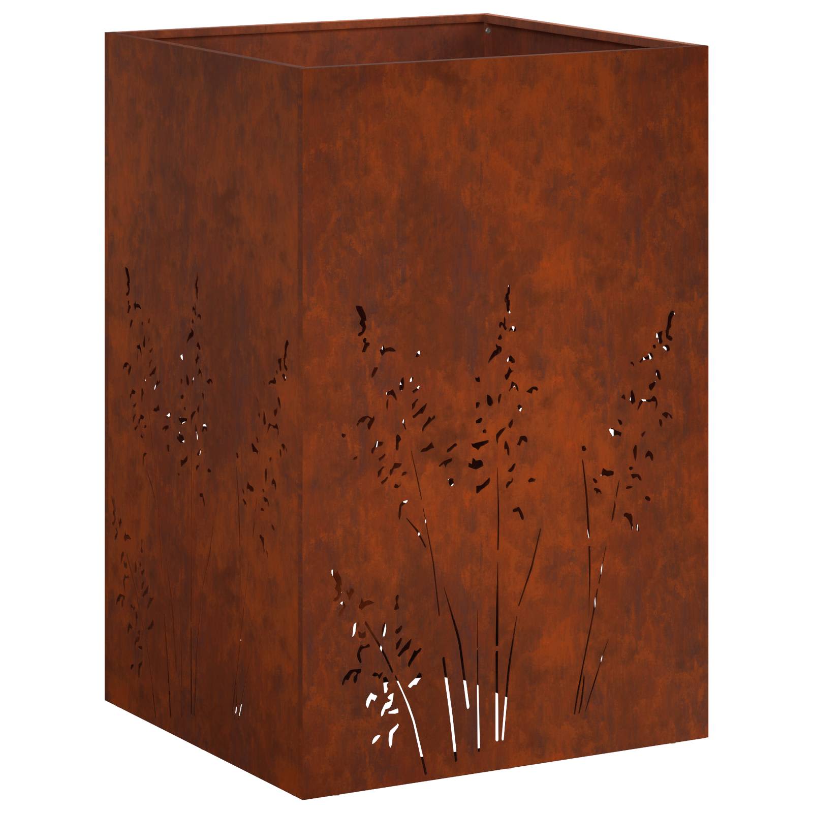 Sodo vazonas 2 vnt. Rūdijanti 50 x 50 x 75 cm Sodo vazonas 2 vnt. Rūdijanti 50 x 50 x 75 cm - Image 5