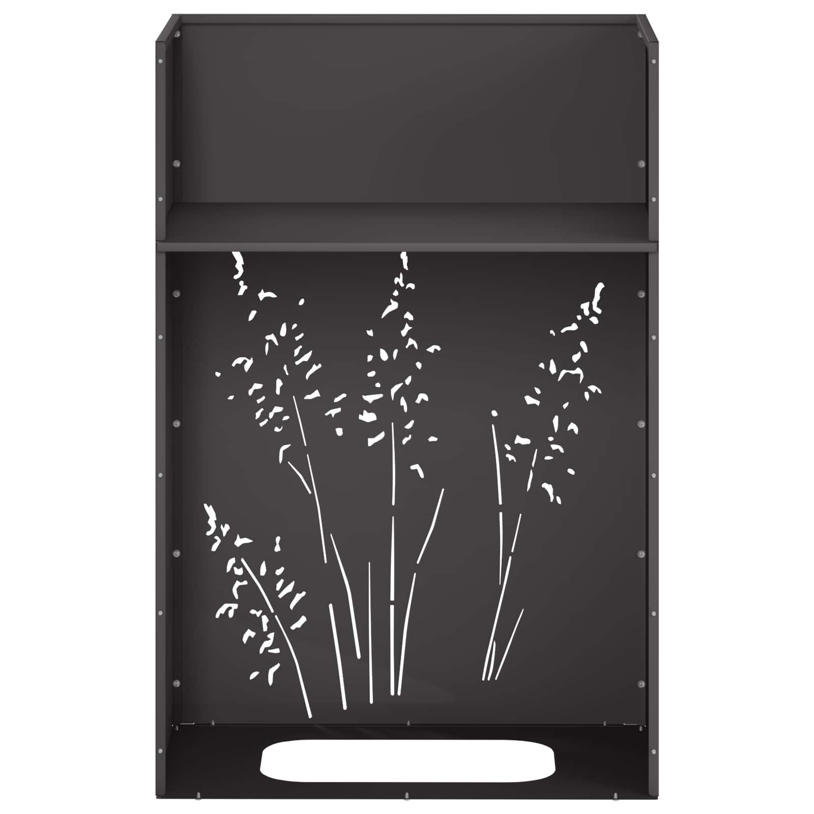 Sodo vazonas Juoda 50 x 30 x 75 cm Šaltai valcuotas plienas Sodo vazonas Juoda 50 x 30 x 75 cm Šaltai valcuotas plienas - Image 9