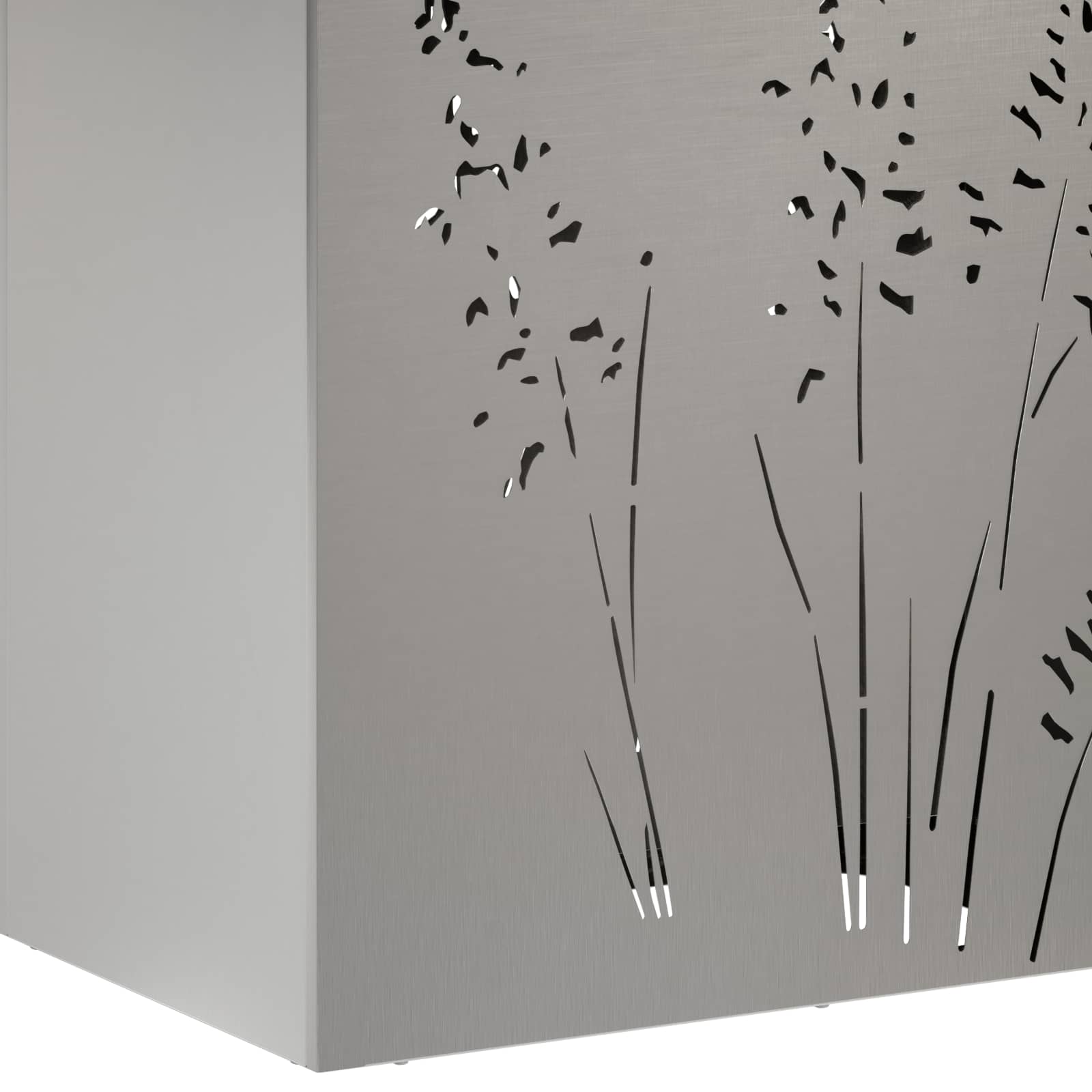 Sodo vazonas Sidabrinė 50 x 30 x 75 cm Nerūdijantis plienas Sodo vazonas Sidabrinė 50 x 30 x 75 cm Nerūdijantis plienas - Image 8