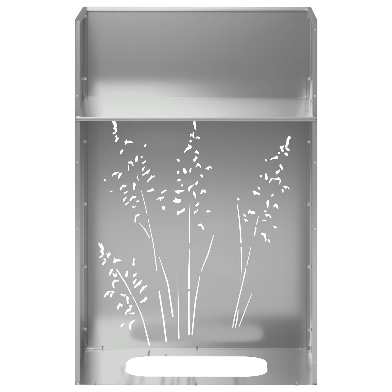 Sodo vazonas Sidabrinė 50 x 30 x 75 cm Galvanizuotas plienas Sodo vazonas Sidabrinė 50 x 30 x 75 cm Galvanizuotas plienas - Image 9