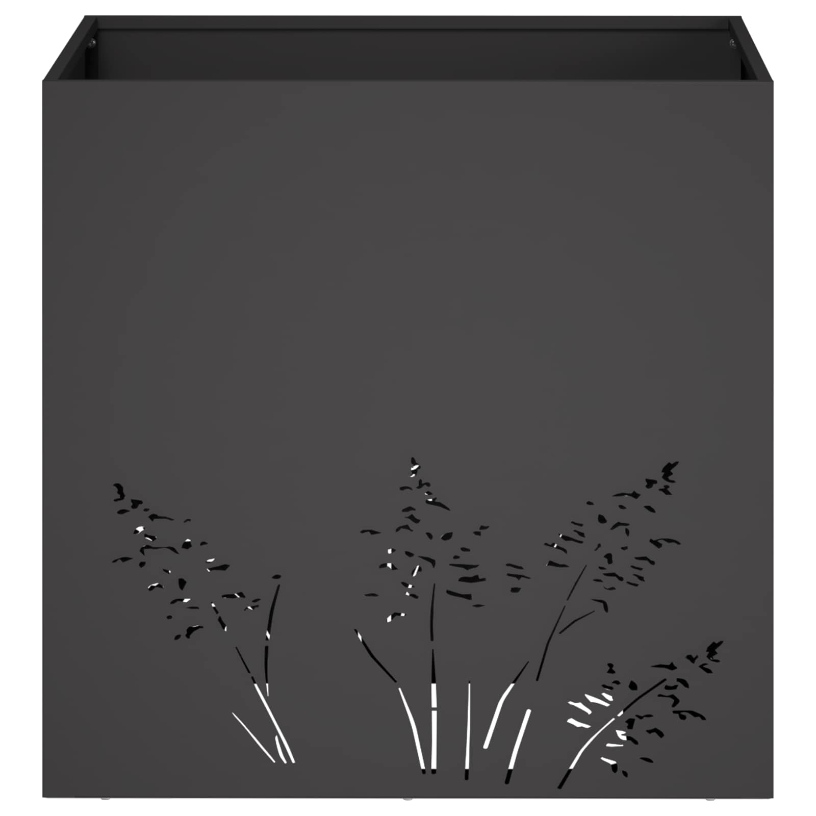 Sodo vazonas 2 vnt. Juoda 50 x 50 x 49 cm Sodo vazonas 2 vnt. Juoda 50 x 50 x 49 cm - Image 6