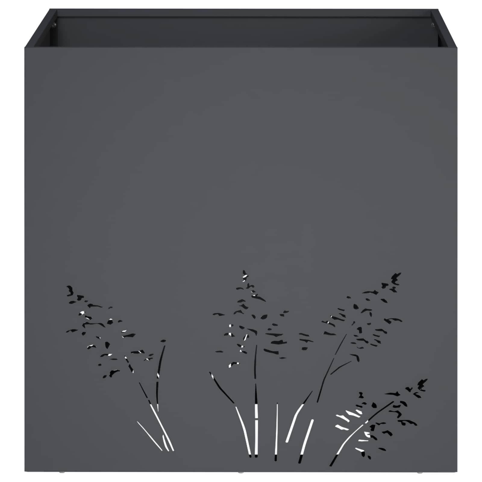 Sodo vazonas Antracito 50 x 50 x 49 cm Šaltai valcuotas plienas Sodo vazonas Antracito 50 x 50 x 49 cm Šaltai valcuotas plienas - Image 5