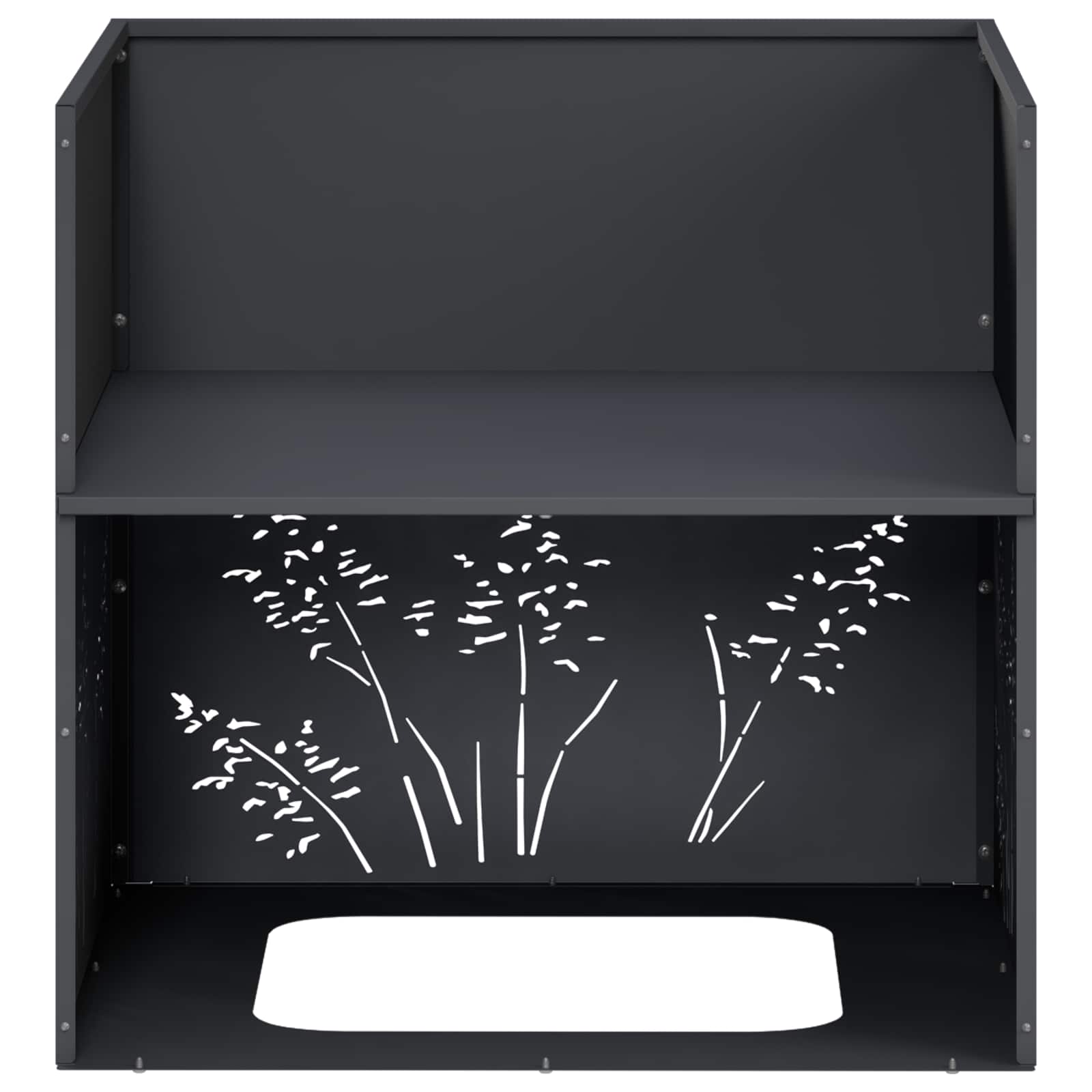 Sodo vazonas Antracito 50 x 50 x 49 cm Šaltai valcuotas plienas Sodo vazonas Antracito 50 x 50 x 49 cm Šaltai valcuotas plienas - Image 9