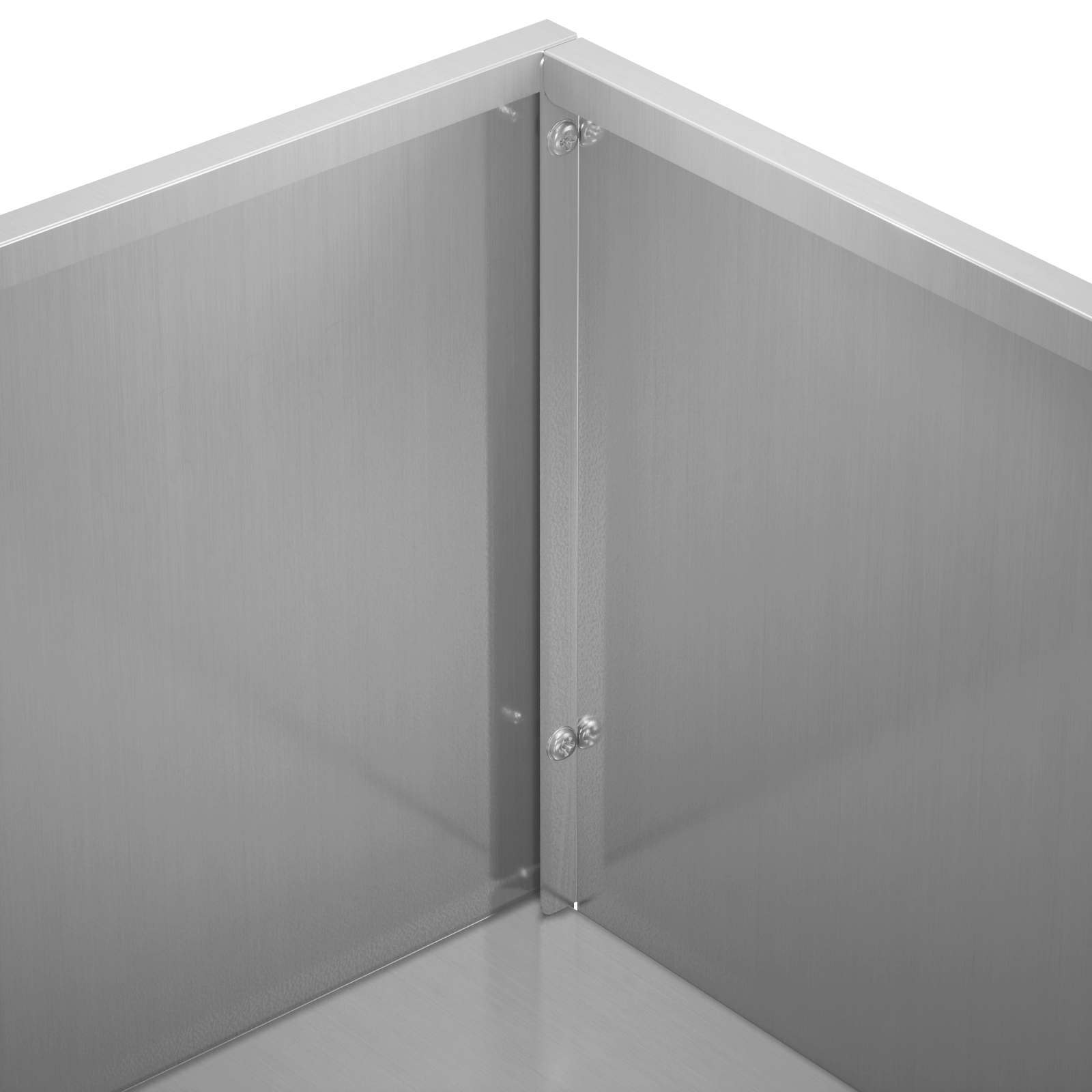 Sodo vazonas Sidabrinė 50 x 50 x 49 cm Galvanizuotas plienas Sodo vazonas Sidabrinė 50 x 50 x 49 cm Galvanizuotas plienas - Image 7