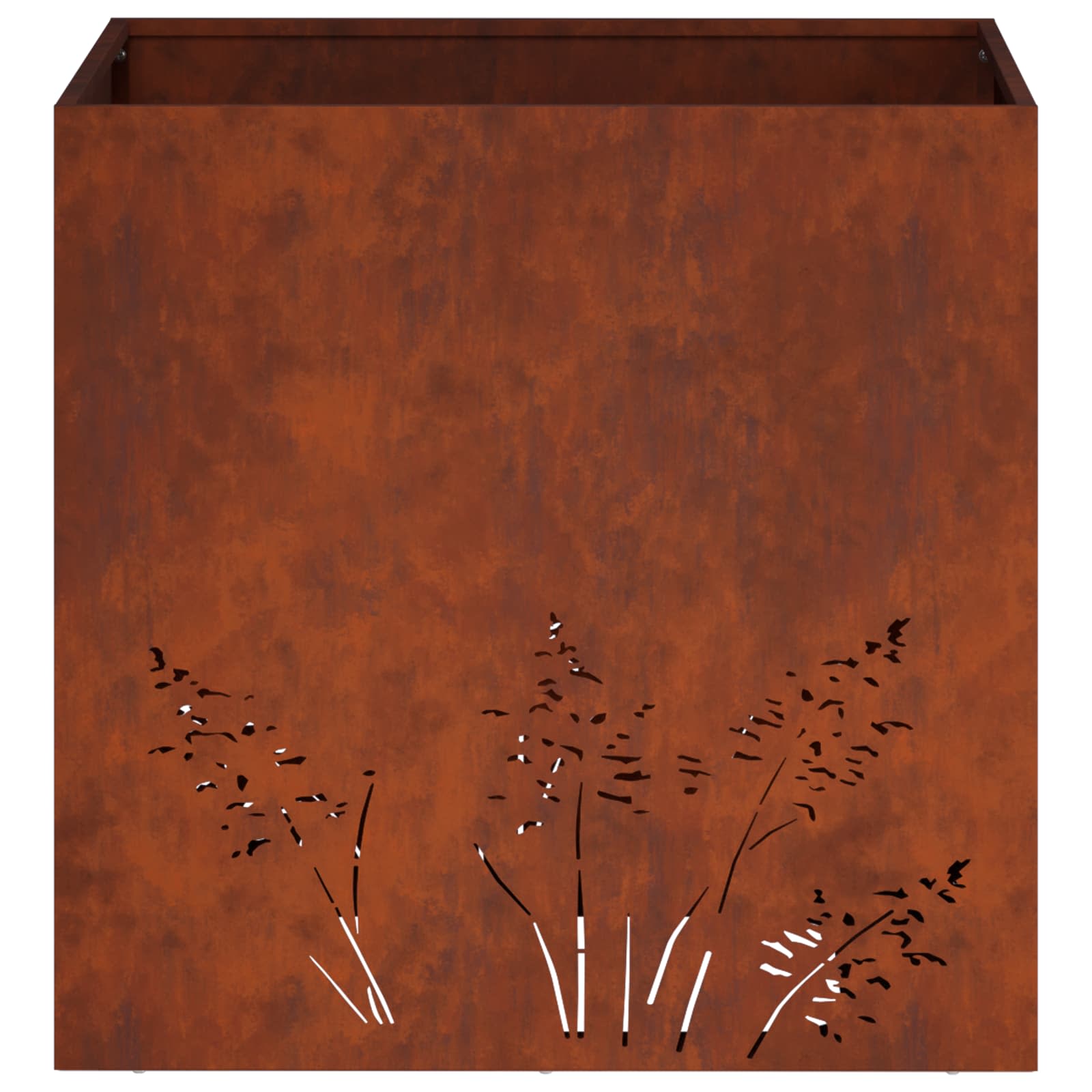 Sodo vazonas 2 vnt. Rūdijanti 50 x 50 x 49 cm Sodo vazonas 2 vnt. Rūdijanti 50 x 50 x 49 cm - Image 7