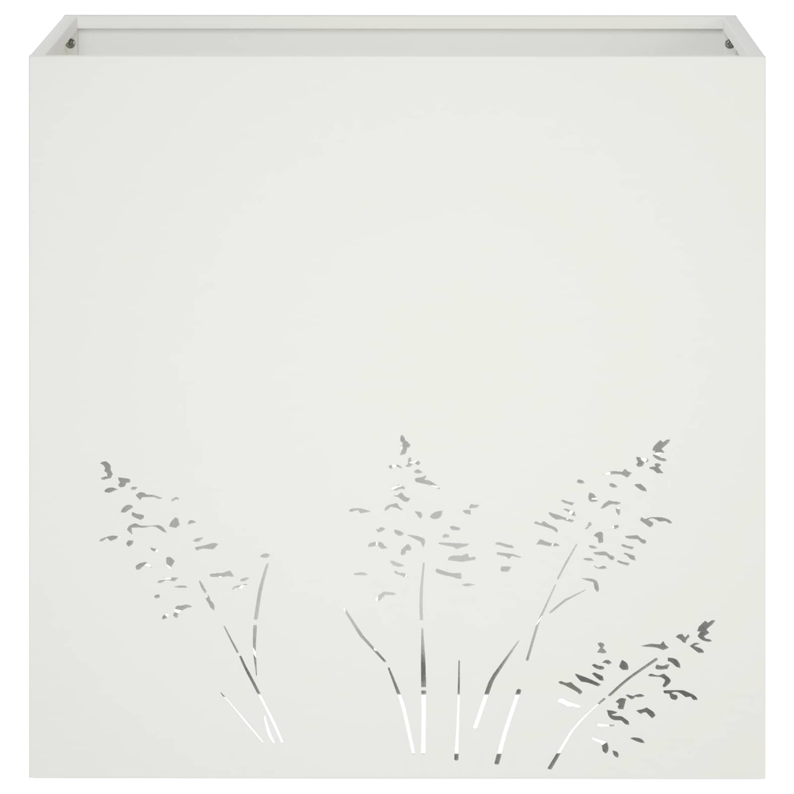 Sodo vazonas Balta 50 x 30 x 49 cm Šaltai valcuotas plienas Sodo vazonas Balta 50 x 30 x 49 cm Šaltai valcuotas plienas - Image 5