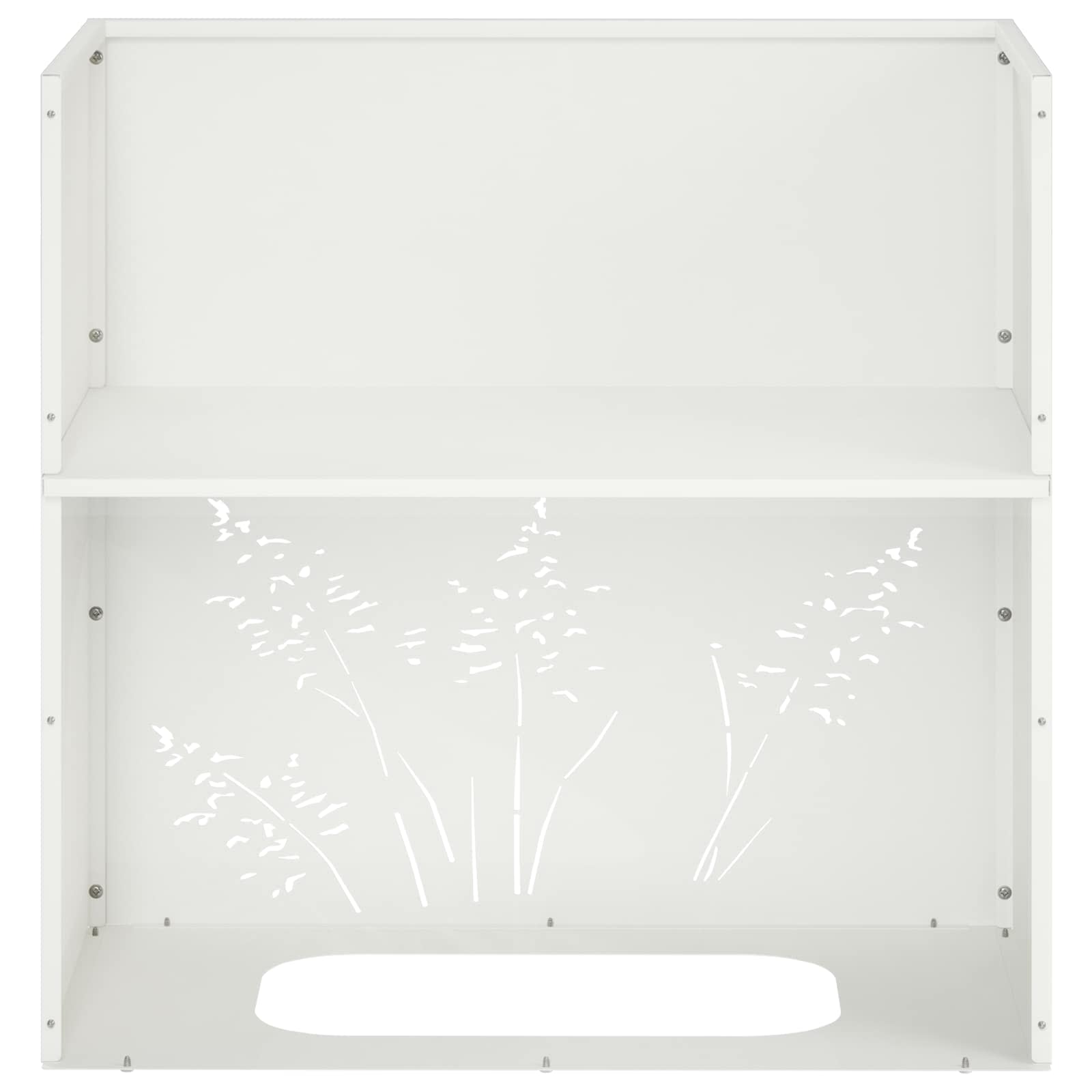 Sodo vazonas Balta 50 x 30 x 49 cm Šaltai valcuotas plienas Sodo vazonas Balta 50 x 30 x 49 cm Šaltai valcuotas plienas - Image 9