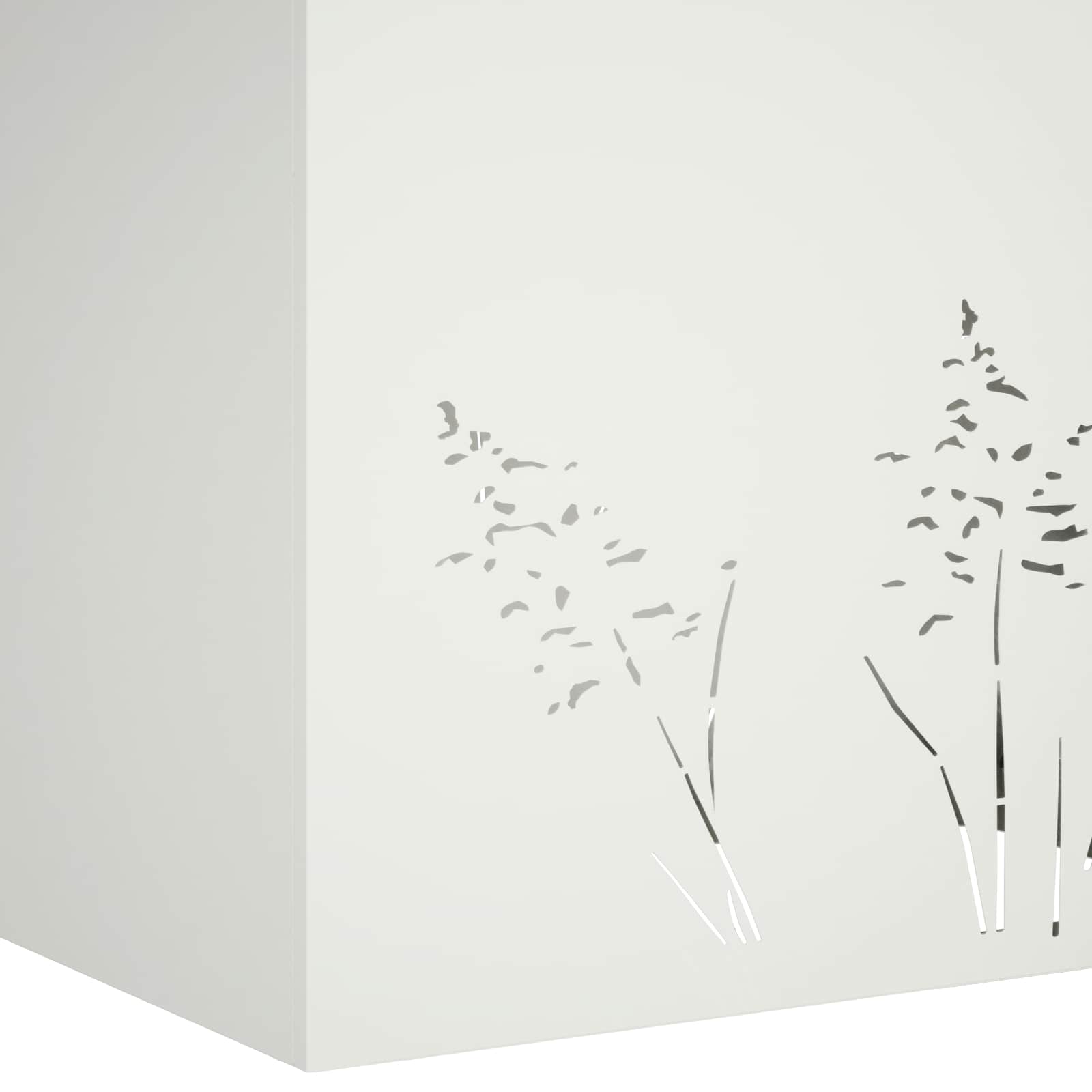 Sodo vazonas Balta 80 x 20 x 49 cm Šaltai valcuotas plienas Sodo vazonas Balta 80 x 20 x 49 cm Šaltai valcuotas plienas - Image 8
