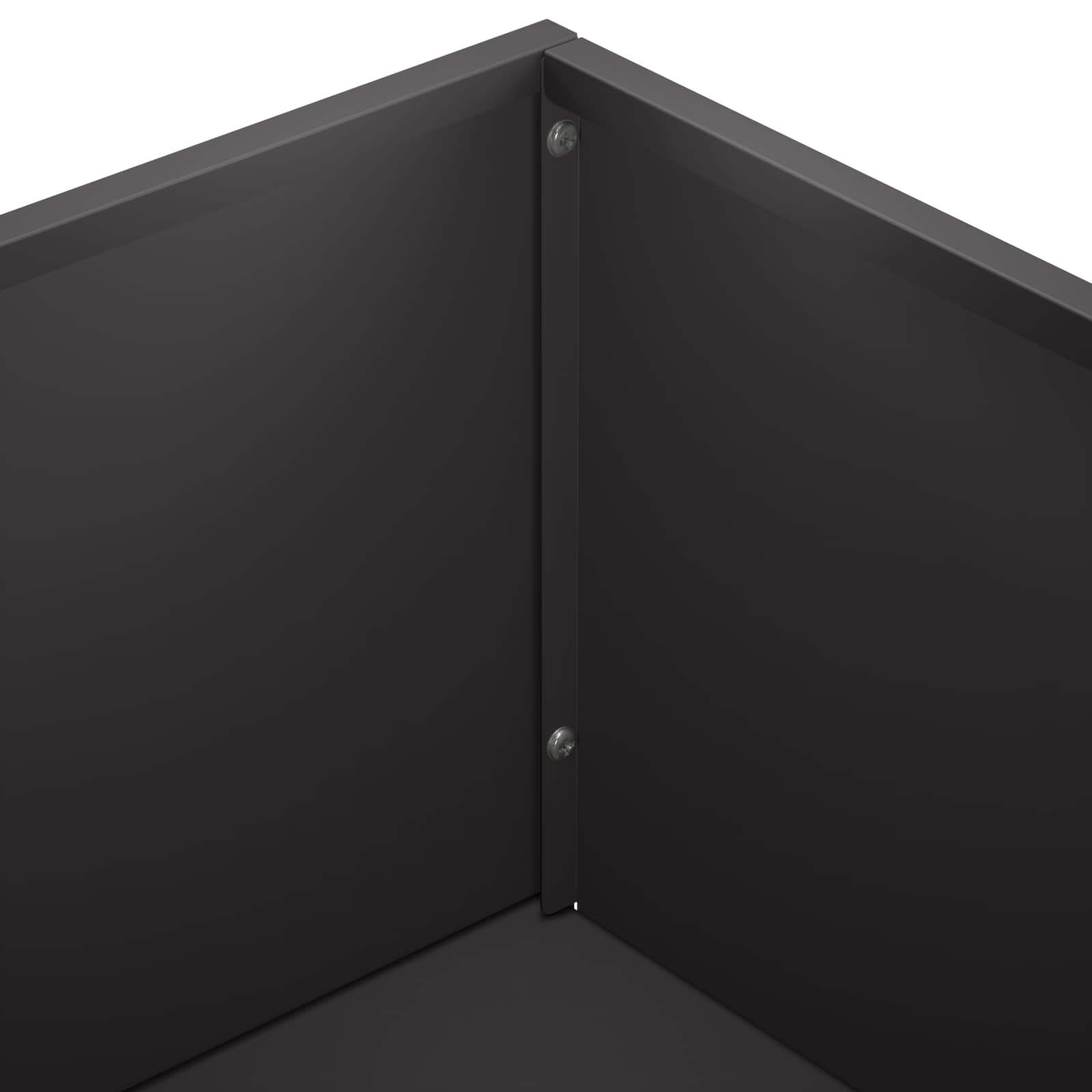 Sodo vazonas Juoda 80 x 30 x 49 cm Šaltai valcuotas plienas Sodo vazonas Juoda 80 x 30 x 49 cm Šaltai valcuotas plienas - Image 7