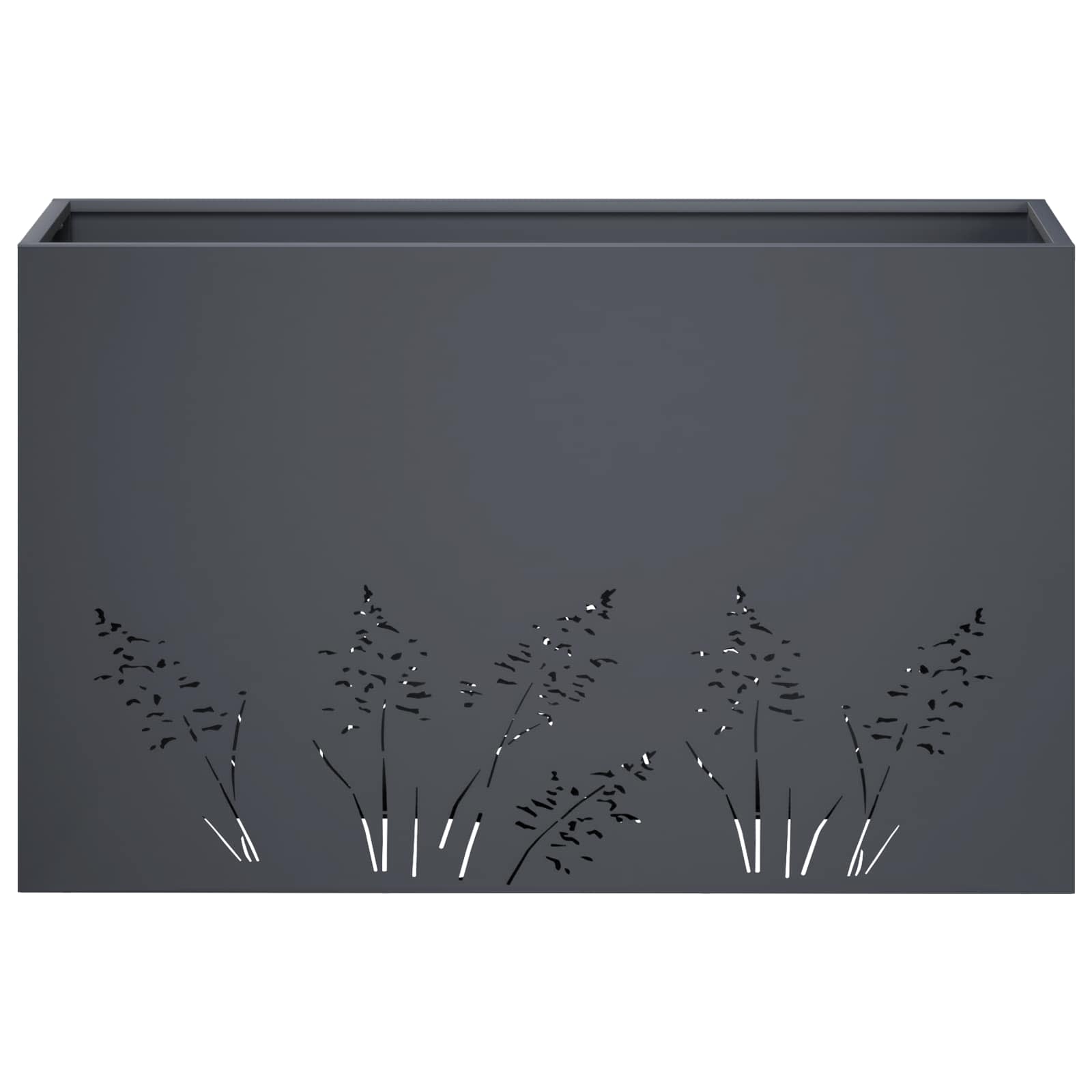 Sodo vazonas Antracito 80 x 30 x 49 cm Šaltai valcuotas plienas Sodo vazonas Antracito 80 x 30 x 49 cm Šaltai valcuotas plienas - Image 5