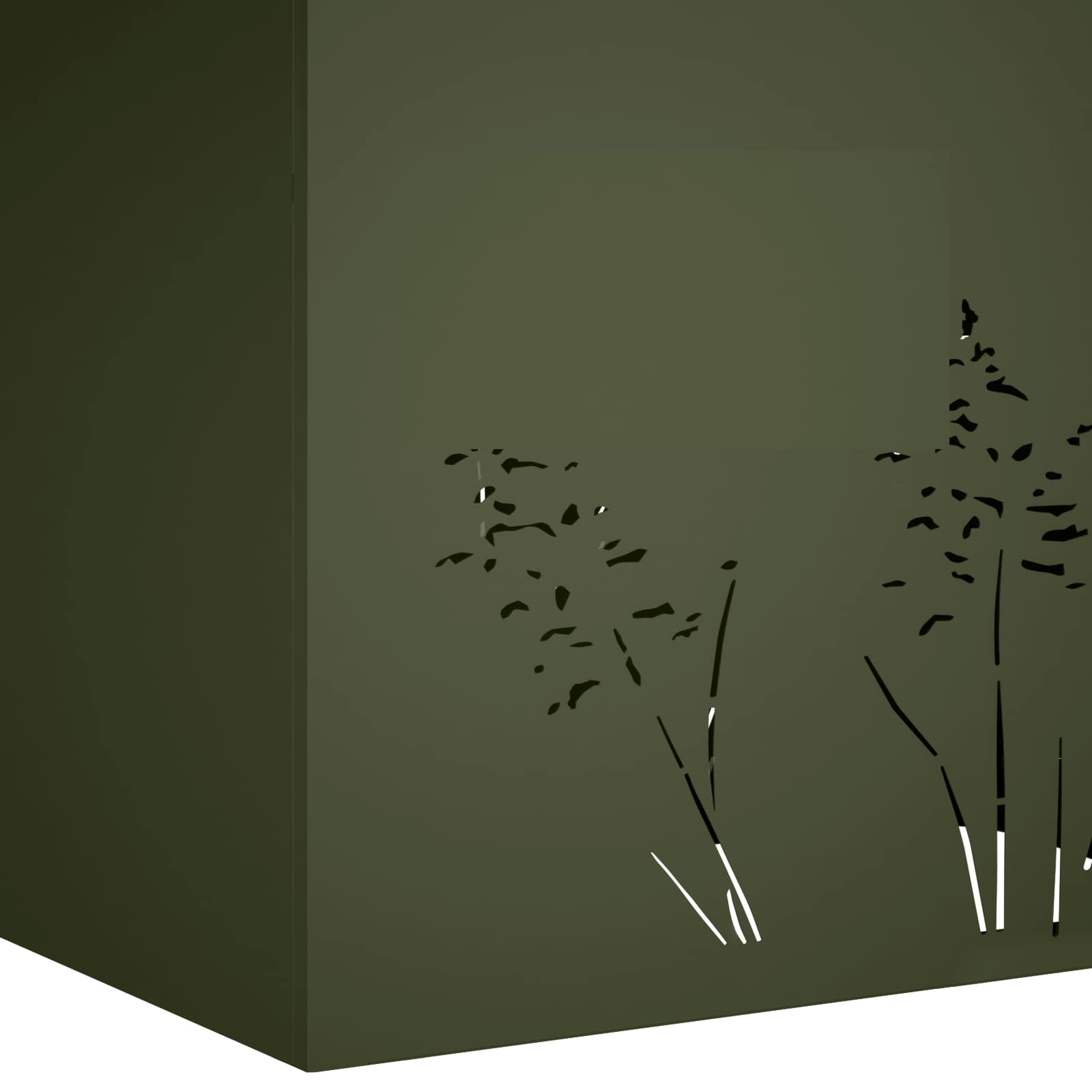 Sodo vazonas 2 vnt. Alyvuogių žalia 80 x 30 x 49 cm Sodo vazonas 2 vnt. Alyvuogių žalia 80 x 30 x 49 cm - Image 9