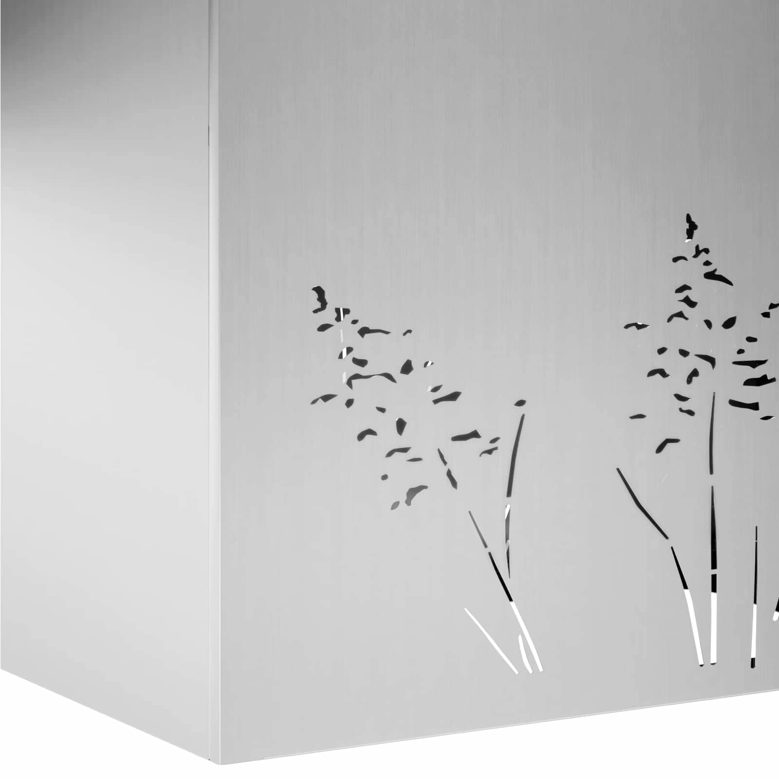 Sodo vazonas Sidabrinė 80 x 30 x 49 cm Galvanizuotas plienas Sodo vazonas Sidabrinė 80 x 30 x 49 cm Galvanizuotas plienas - Image 8