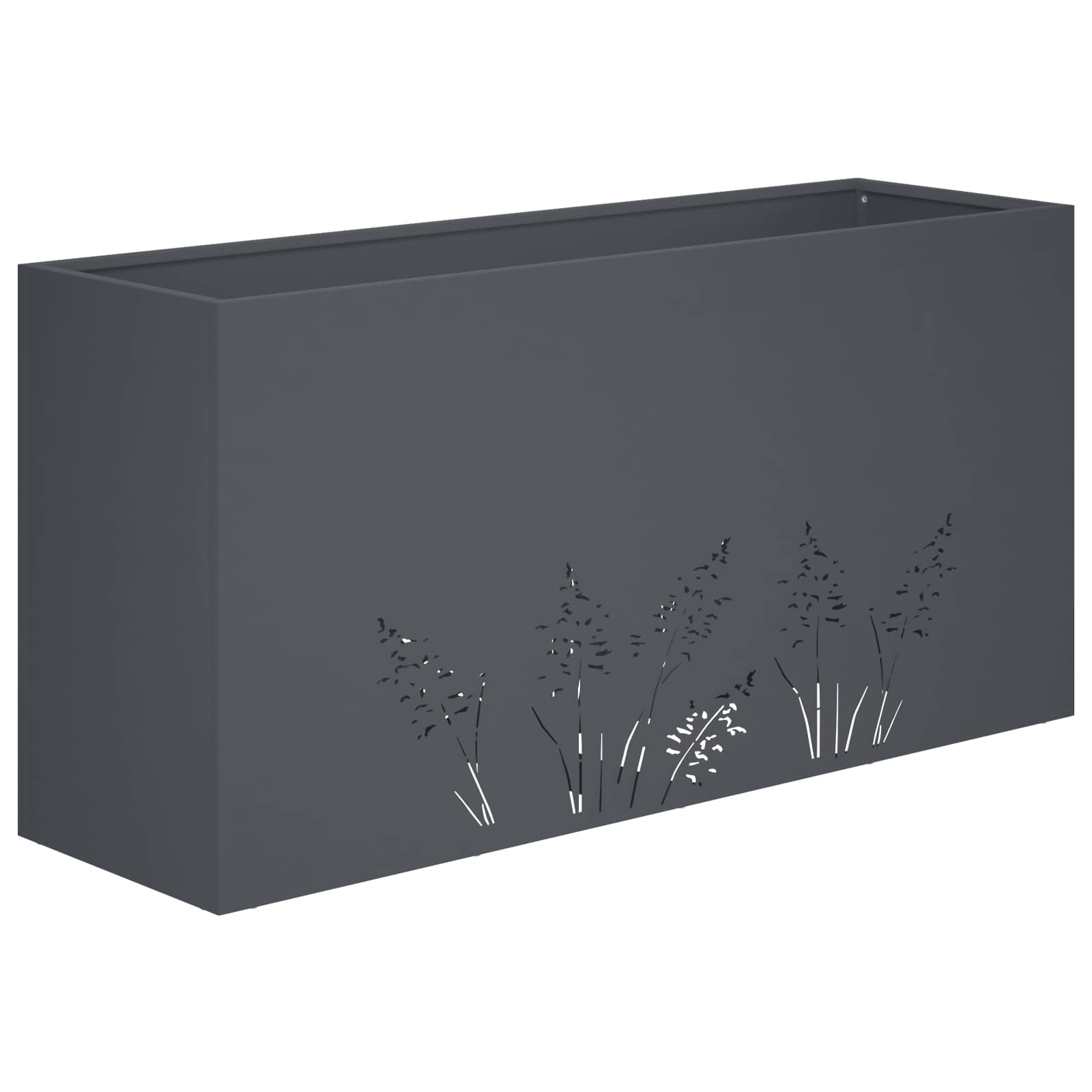 Sodo vazonas 2 vnt. Antracito 100 x 20 x 49 cm Sodo vazonas 2 vnt. Antracito 100 x 20 x 49 cm - Image 5