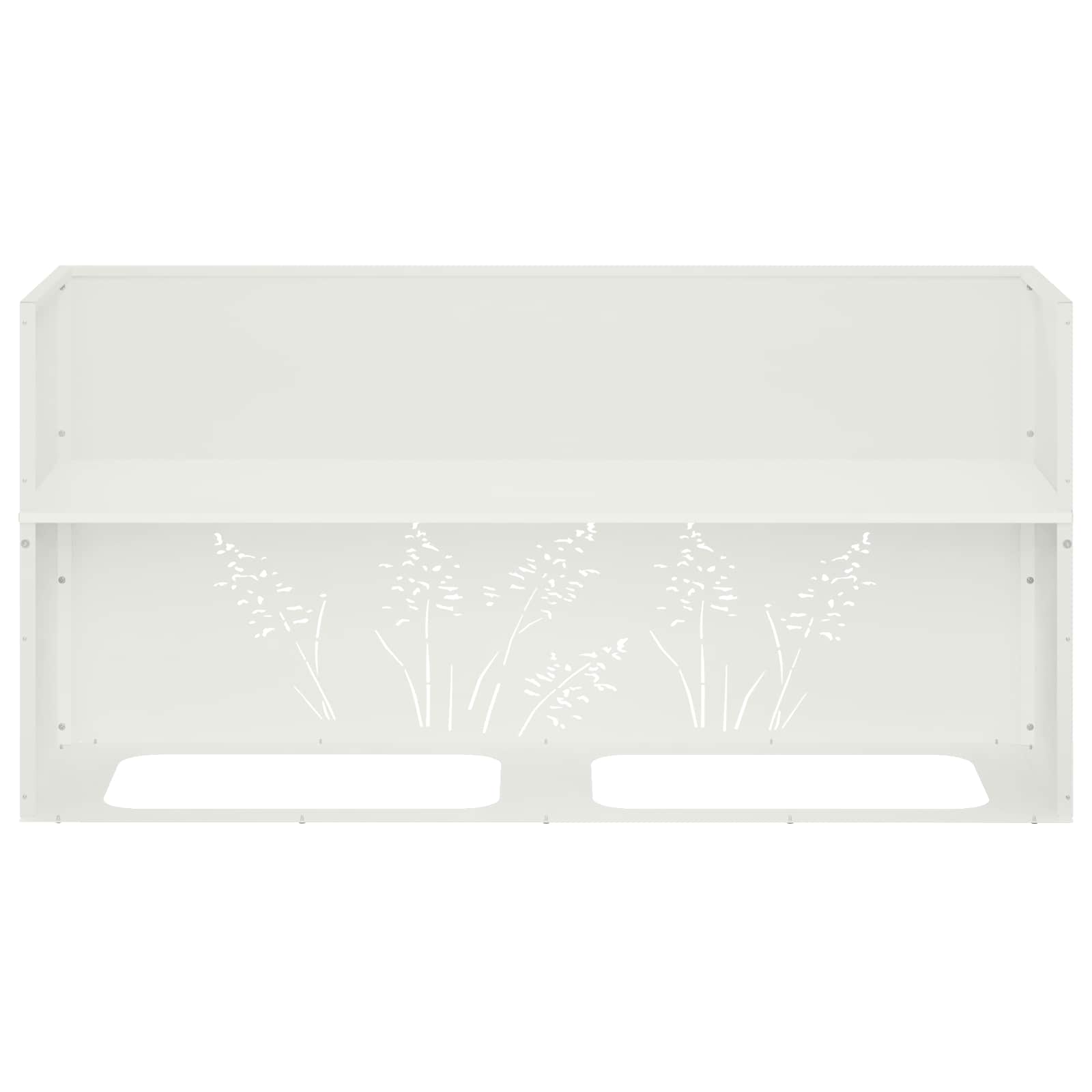 Sodo vazonas 2 vnt. Balta 100 x 30 x 49 cm Sodo vazonas 2 vnt. Balta 100 x 30 x 49 cm - Image 10