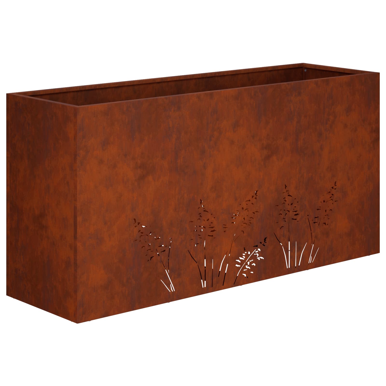 Sodo vazonas 2 vnt. Rūdijanti 100 x 30 x 49 cm Sodo vazonas 2 vnt. Rūdijanti 100 x 30 x 49 cm - Image 5