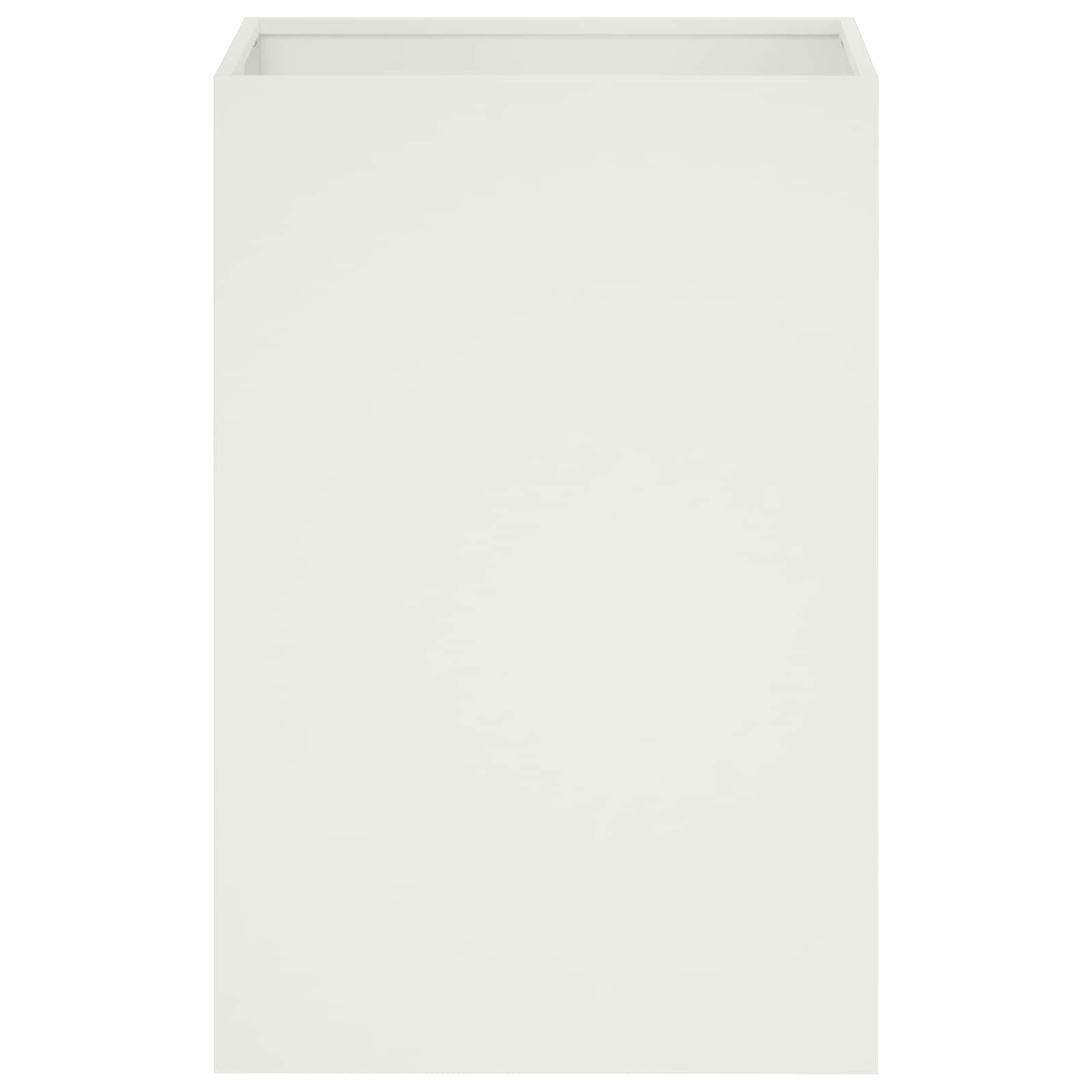 Sodo vazonas Balta 40 x 40 x 60 cm Šaltai valcuotas plienas Sodo vazonas Balta 40 x 40 x 60 cm Šaltai valcuotas plienas - Image 4