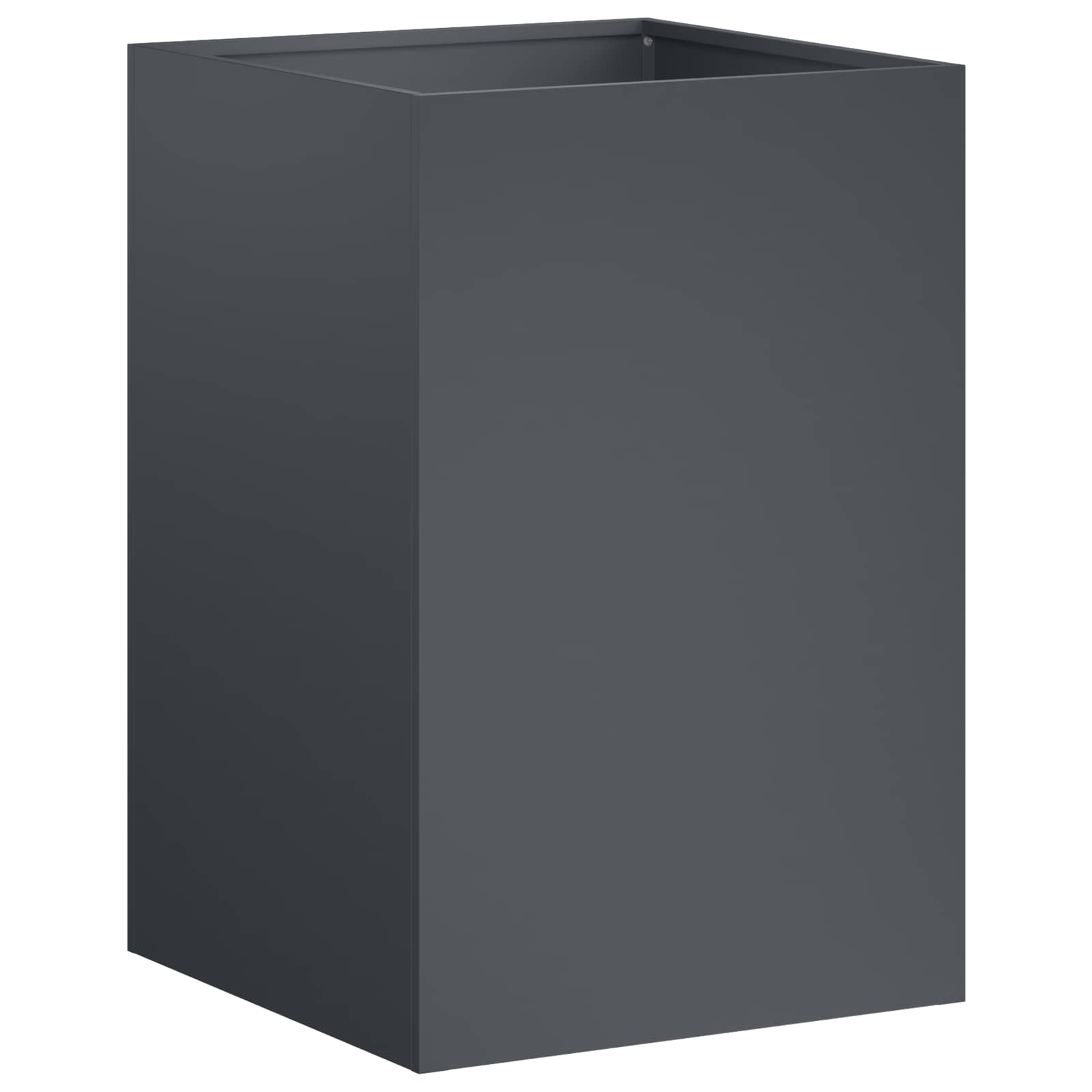 Sodo vazonas Antracito 40 x 40 x 60 cm Šaltai valcuotas plienas Sodo vazonas Antracito 40 x 40 x 60 cm Šaltai valcuotas plienas - Image 3