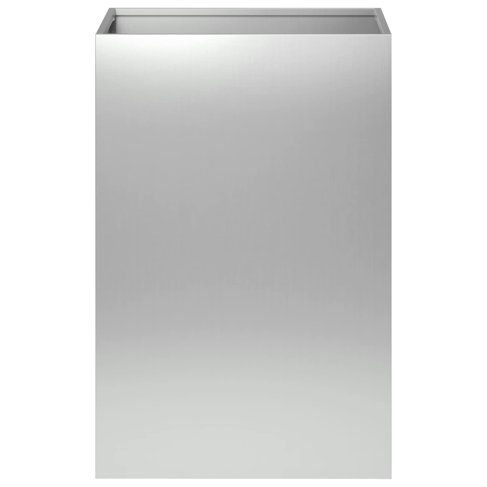 Sodo vazonas Sidabrinė 40 x 40 x 60 cm Galvanizuotas plienas Sodo vazonas Sidabrinė 40 x 40 x 60 cm Galvanizuotas plienas - Image 4