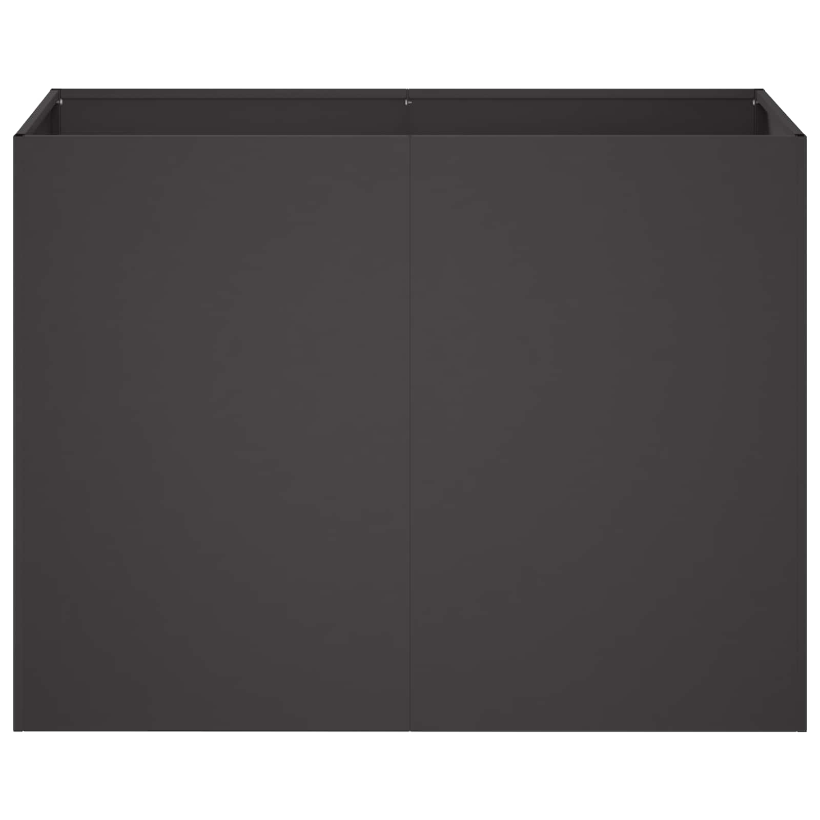 Sodo vazonas Juoda 80 x 40 x 60 cm Šaltai valcuotas plienas Sodo vazonas Juoda 80 x 40 x 60 cm Šaltai valcuotas plienas - Image 4