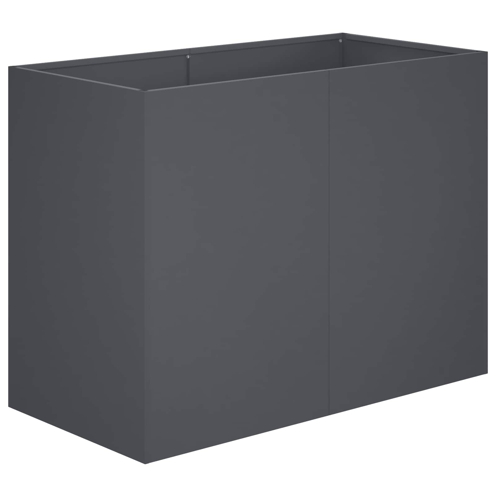 Sodo vazonas Antracito 80 x 40 x 60 cm Šaltai valcuotas plienas Sodo vazonas Antracito 80 x 40 x 60 cm Šaltai valcuotas plienas - Image 3