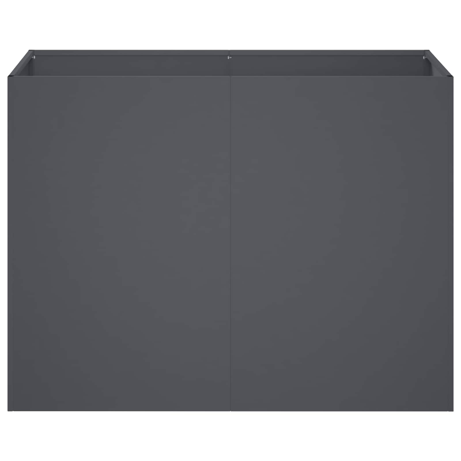 Sodo vazonas Antracito 80 x 40 x 60 cm Šaltai valcuotas plienas Sodo vazonas Antracito 80 x 40 x 60 cm Šaltai valcuotas plienas - Image 4
