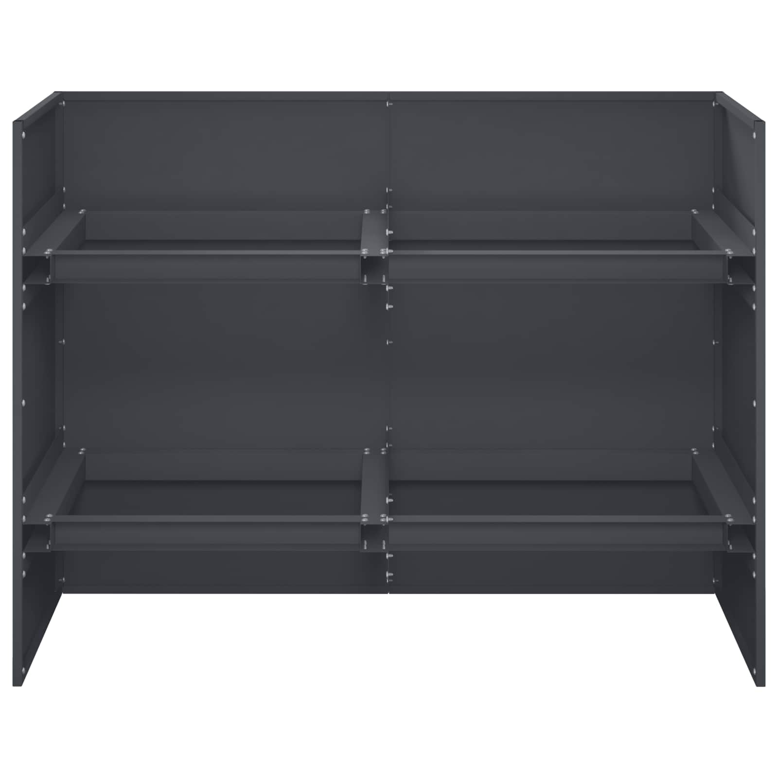 Sodo vazonas Antracito 80 x 40 x 60 cm Šaltai valcuotas plienas Sodo vazonas Antracito 80 x 40 x 60 cm Šaltai valcuotas plienas - Image 7